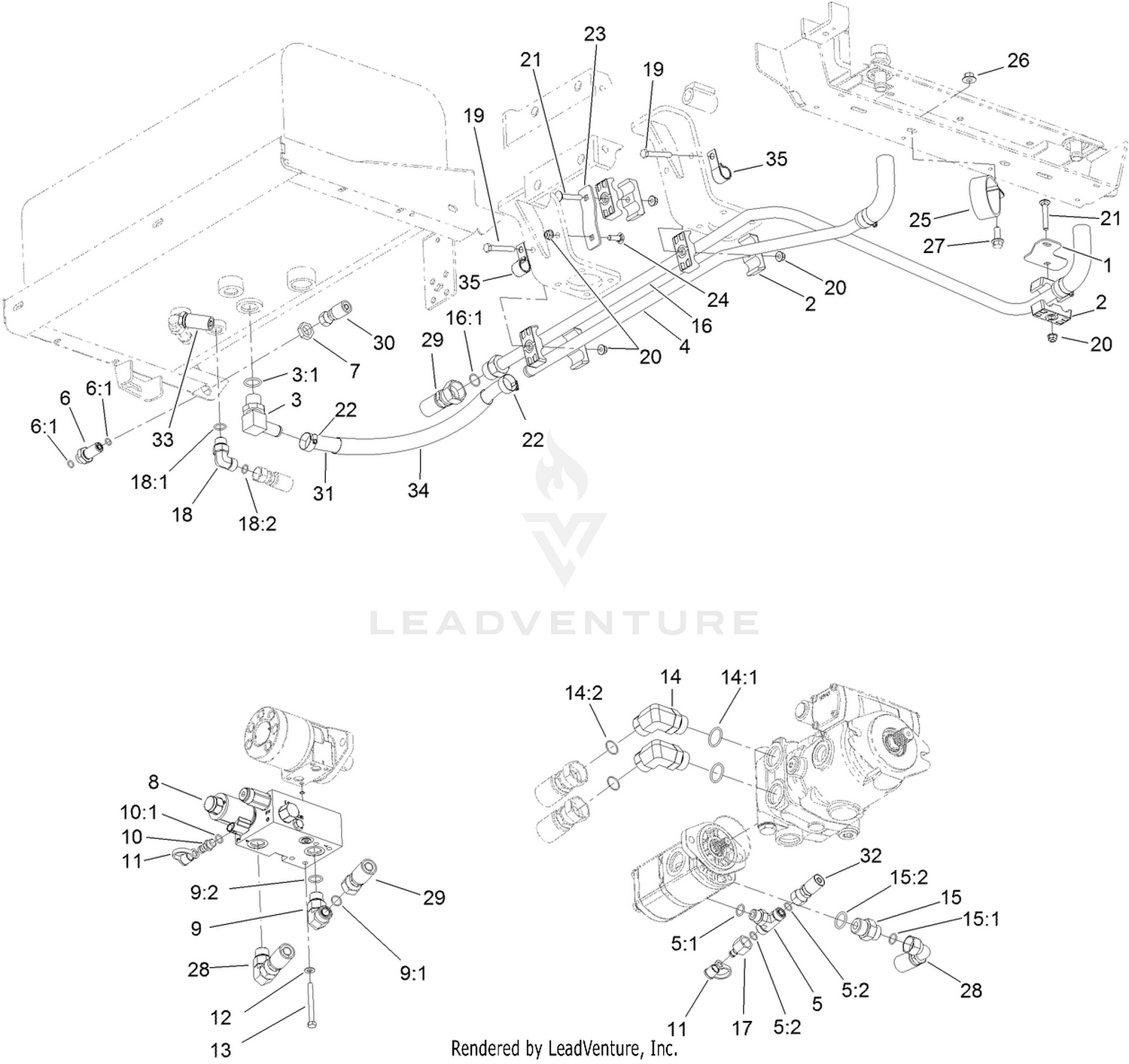 Hydraulic Pump and Filter Assembly 2