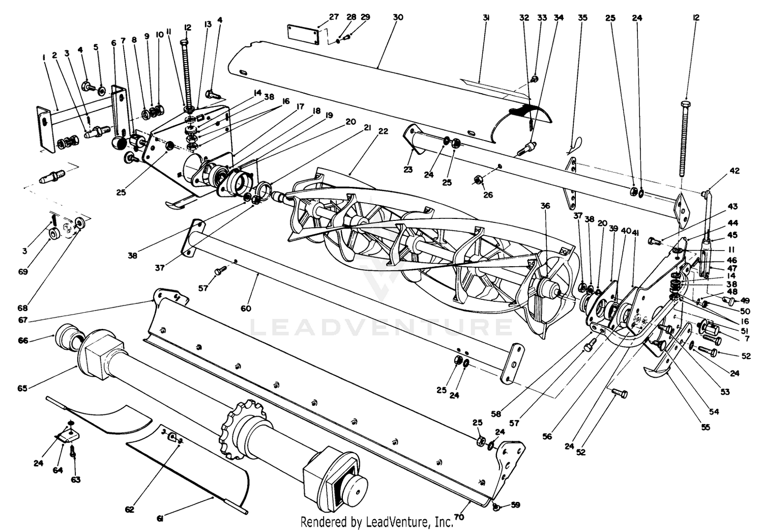 Front Cutting Unit Assembly, #2 L.h. Shown