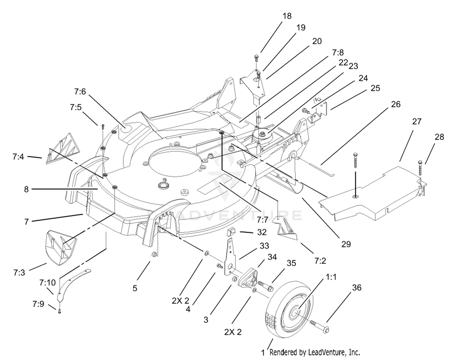 Housing and Wheel Assembly