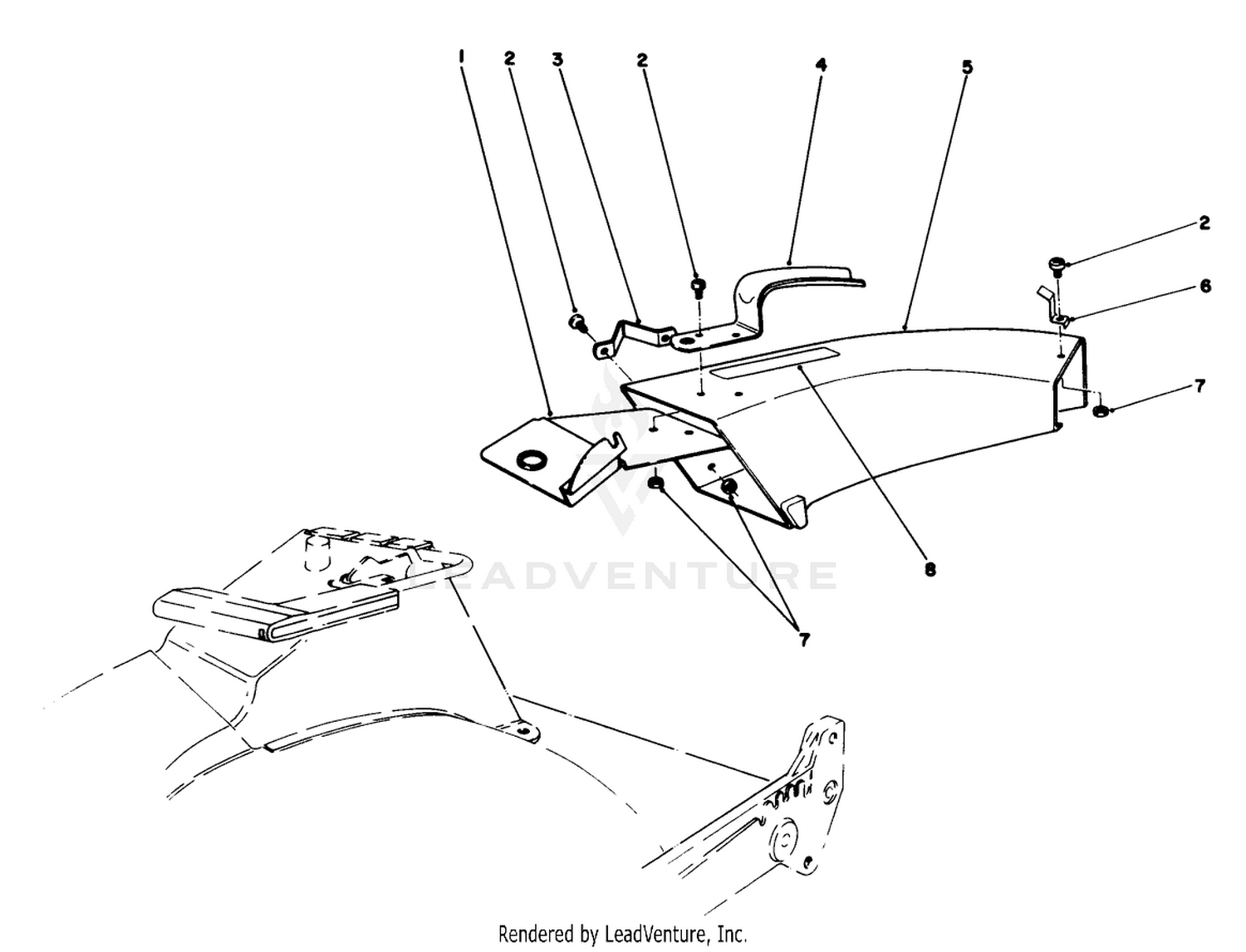 Side Discharge Chute Model No. 59108 (optional)