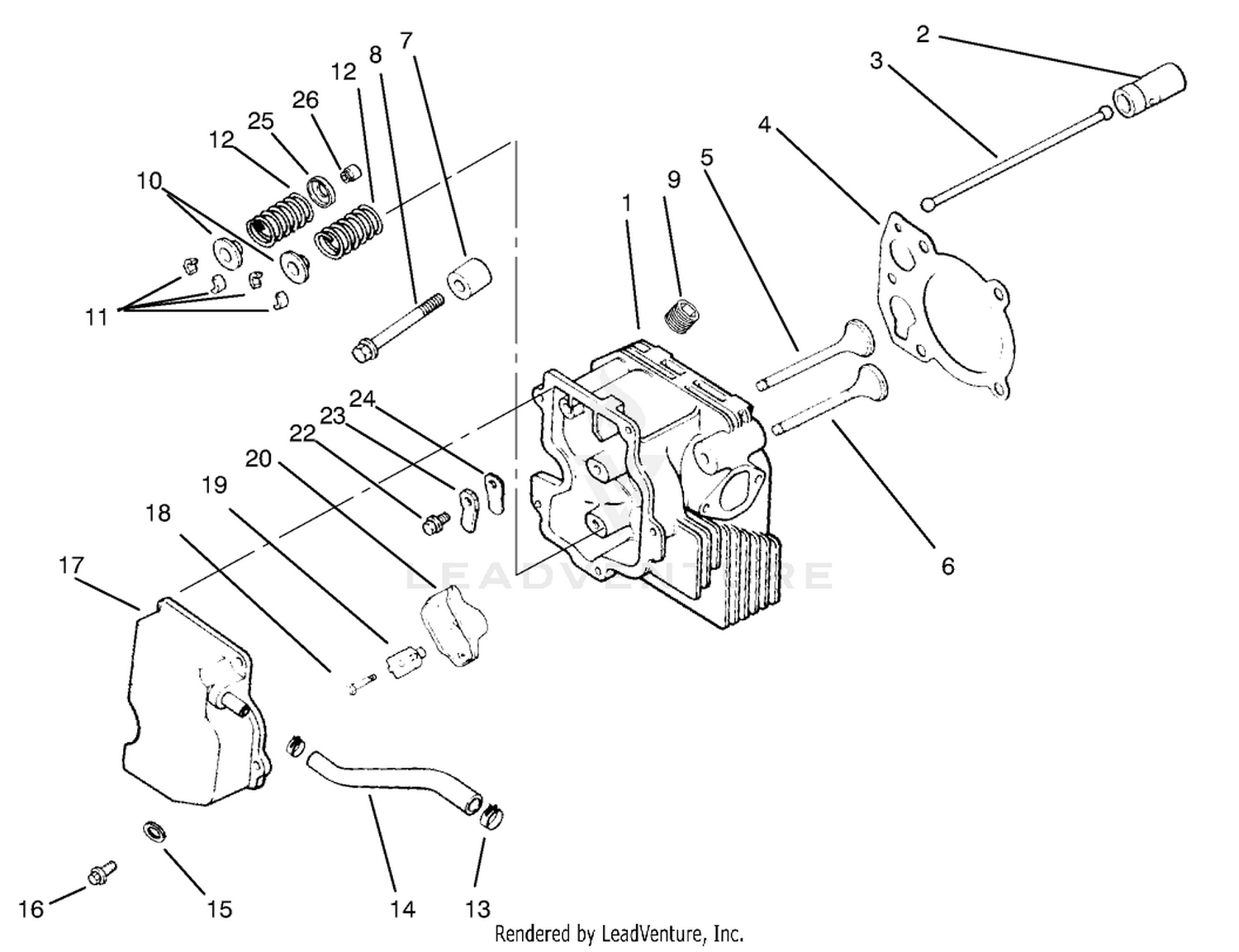 Cylinder Head/valve/breather