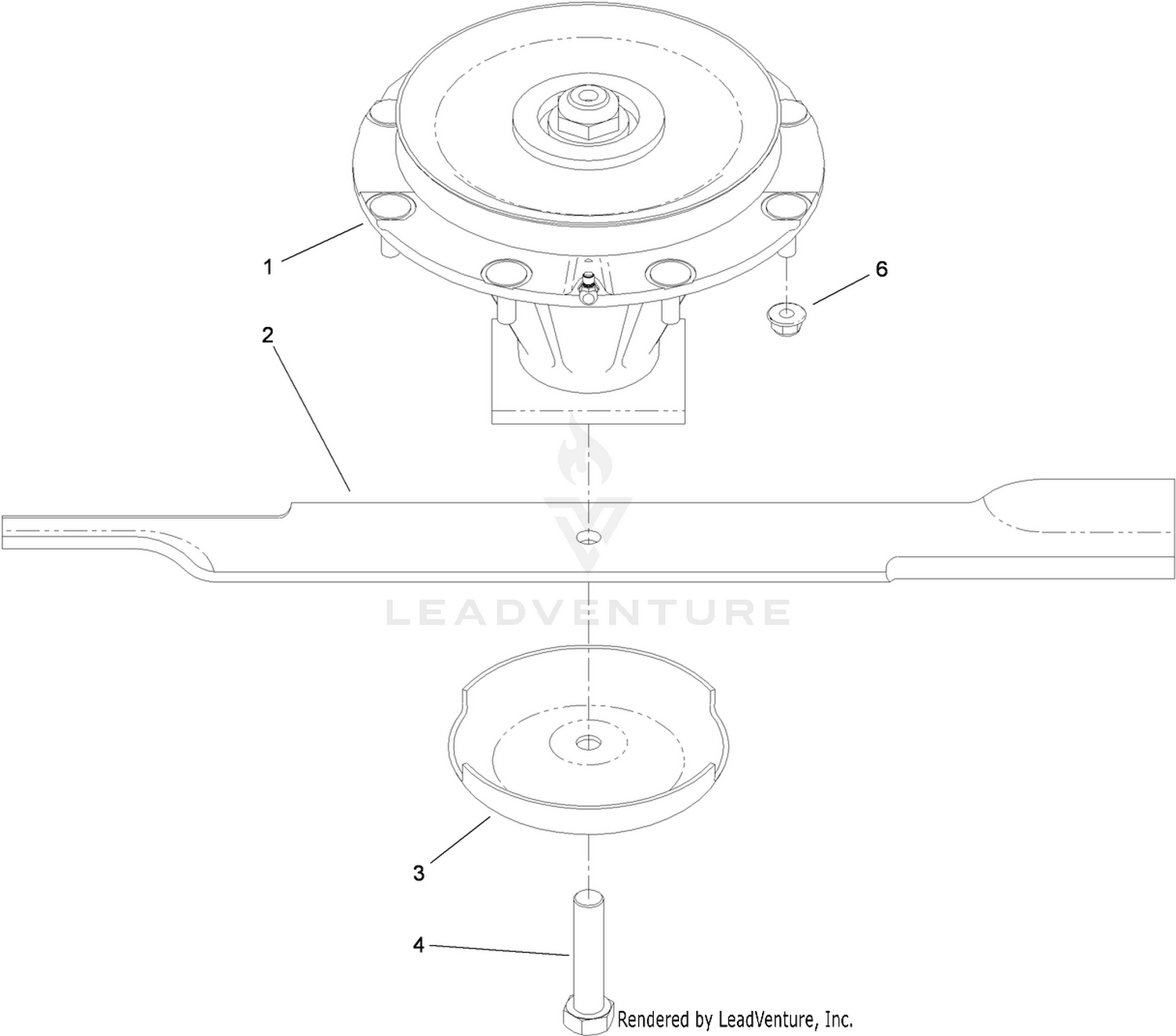 Spindle and Blade Assembly