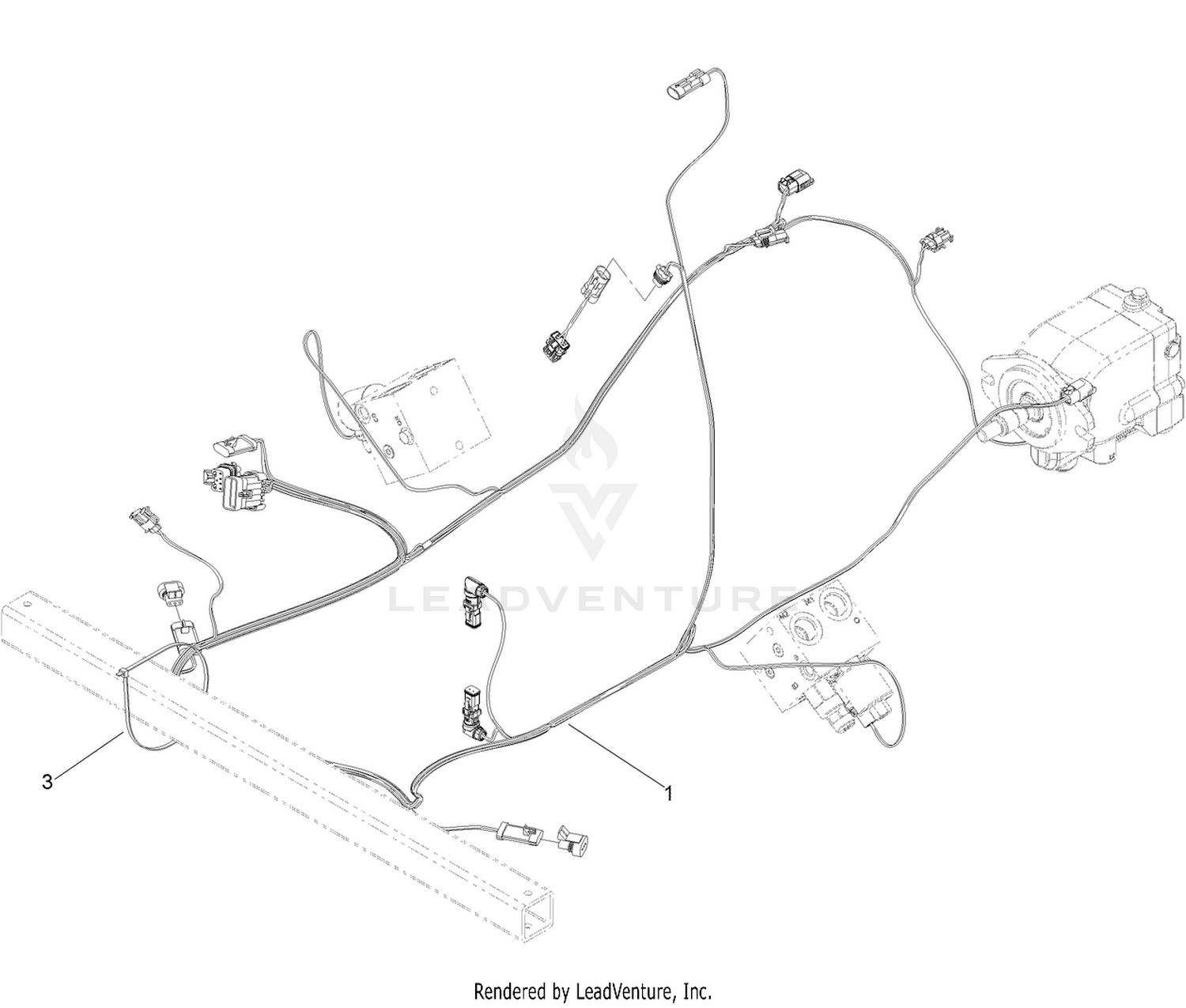 Rear Wire Harness Assembly