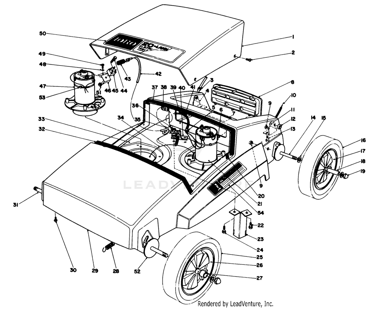 Motor And Housing Assembly