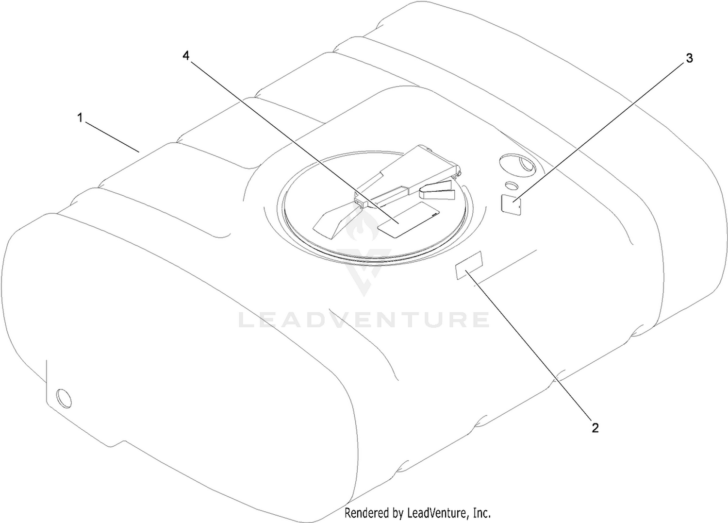 200 Gallon Tank Assembly No. 106-1366