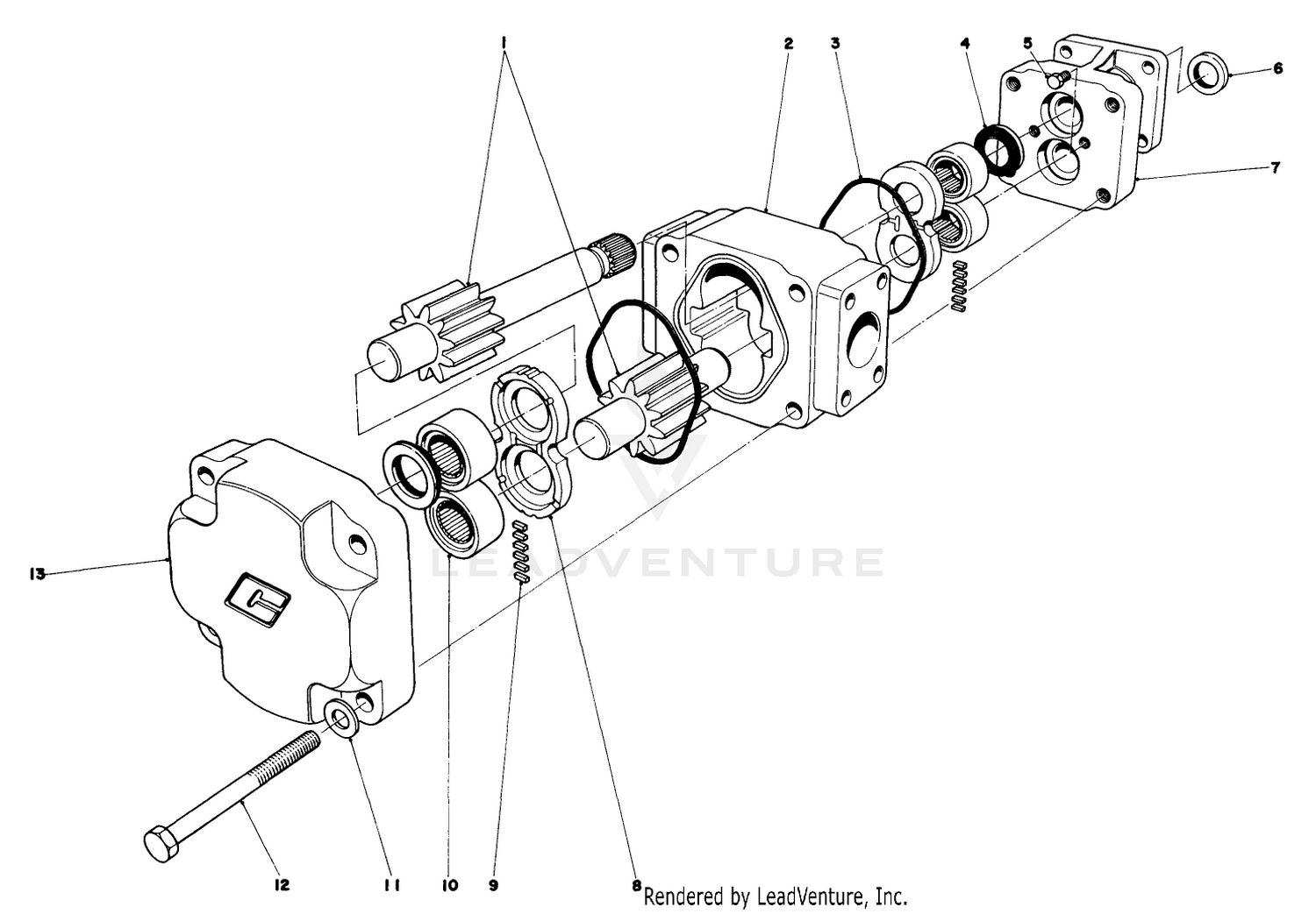 Hydraulic Pump No. 36-9840