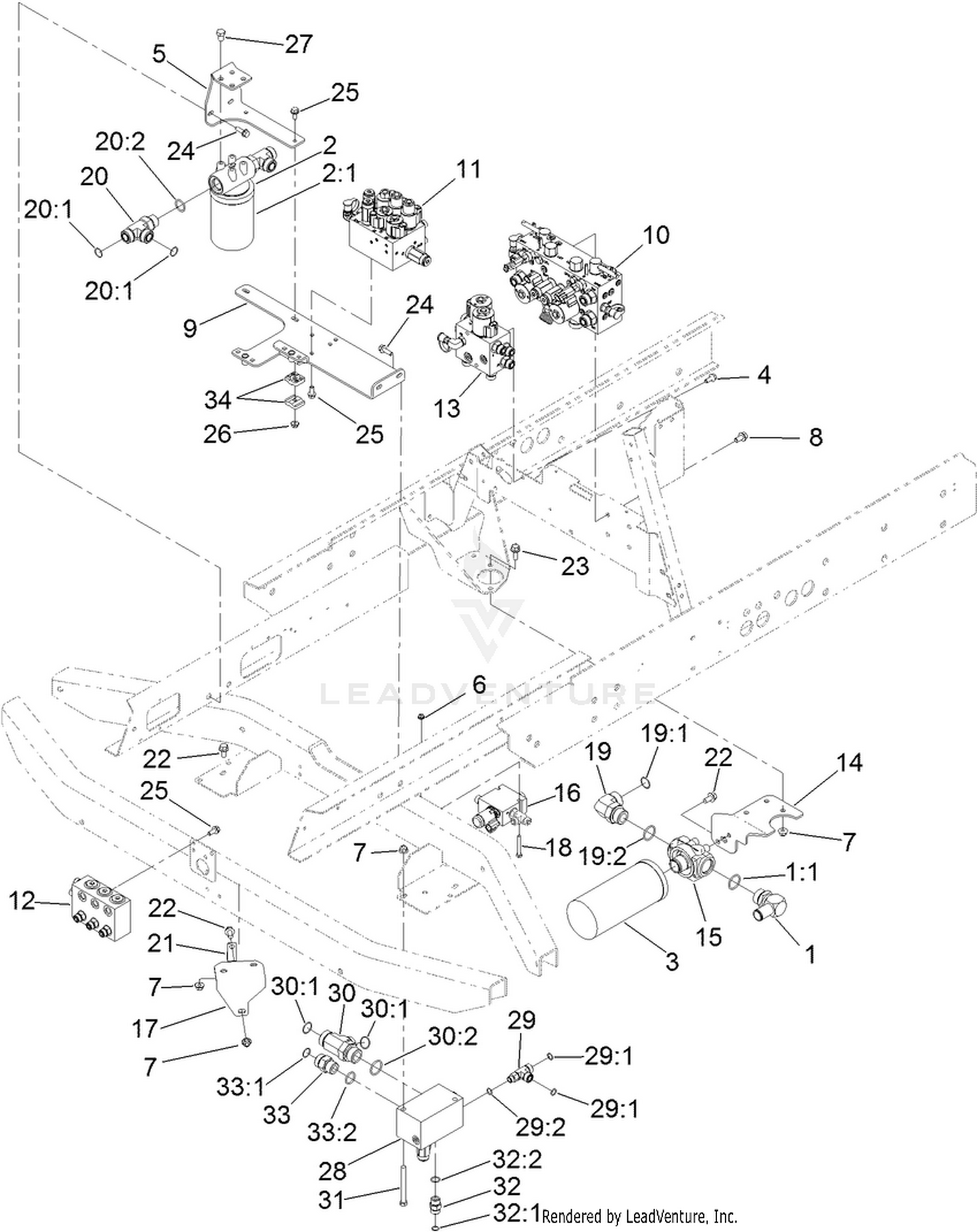 Hydraulic System Componets Assembly