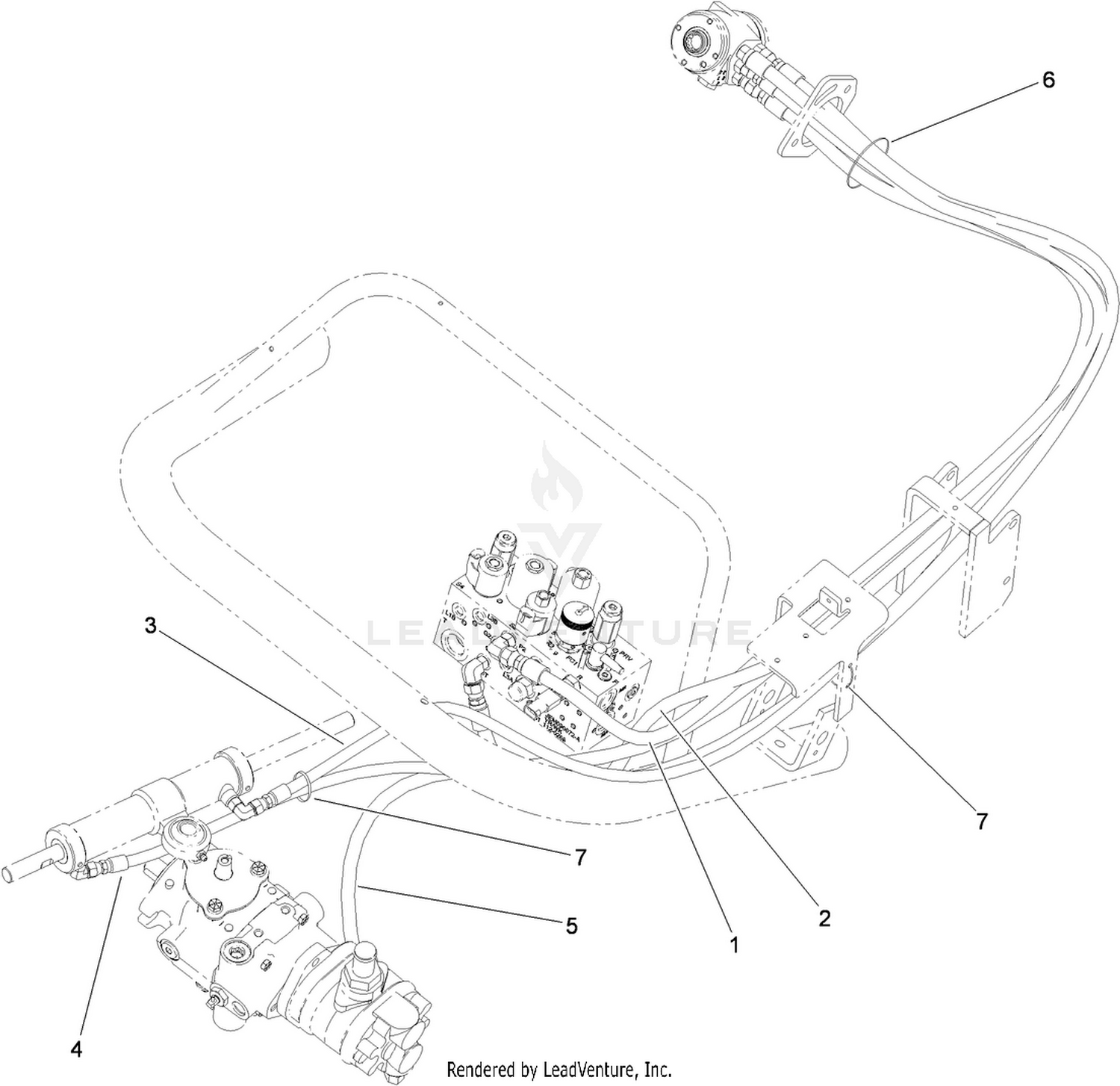 Hydraulic Steering Assembly