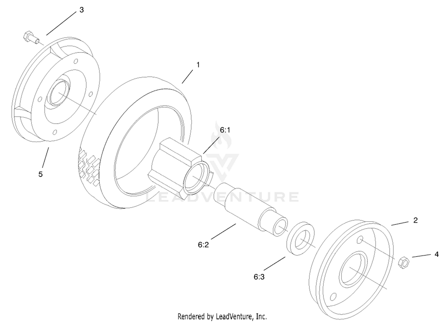 Wheel and Tire Assembly No. 74-1720