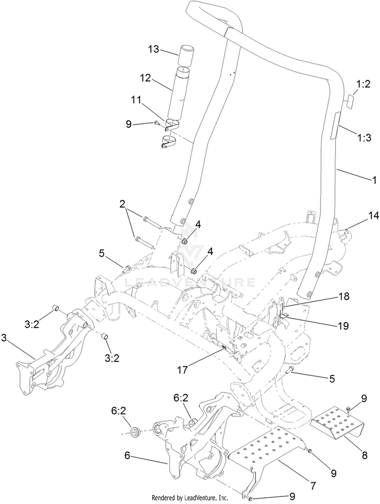 Roll-Over Protection System Assembly