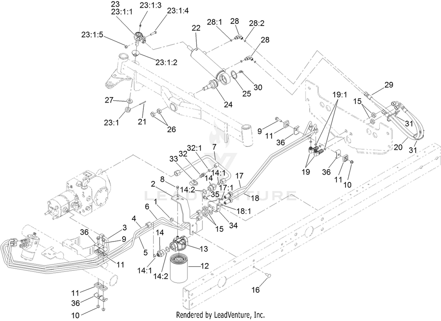 Steering Hydraulic Assembly