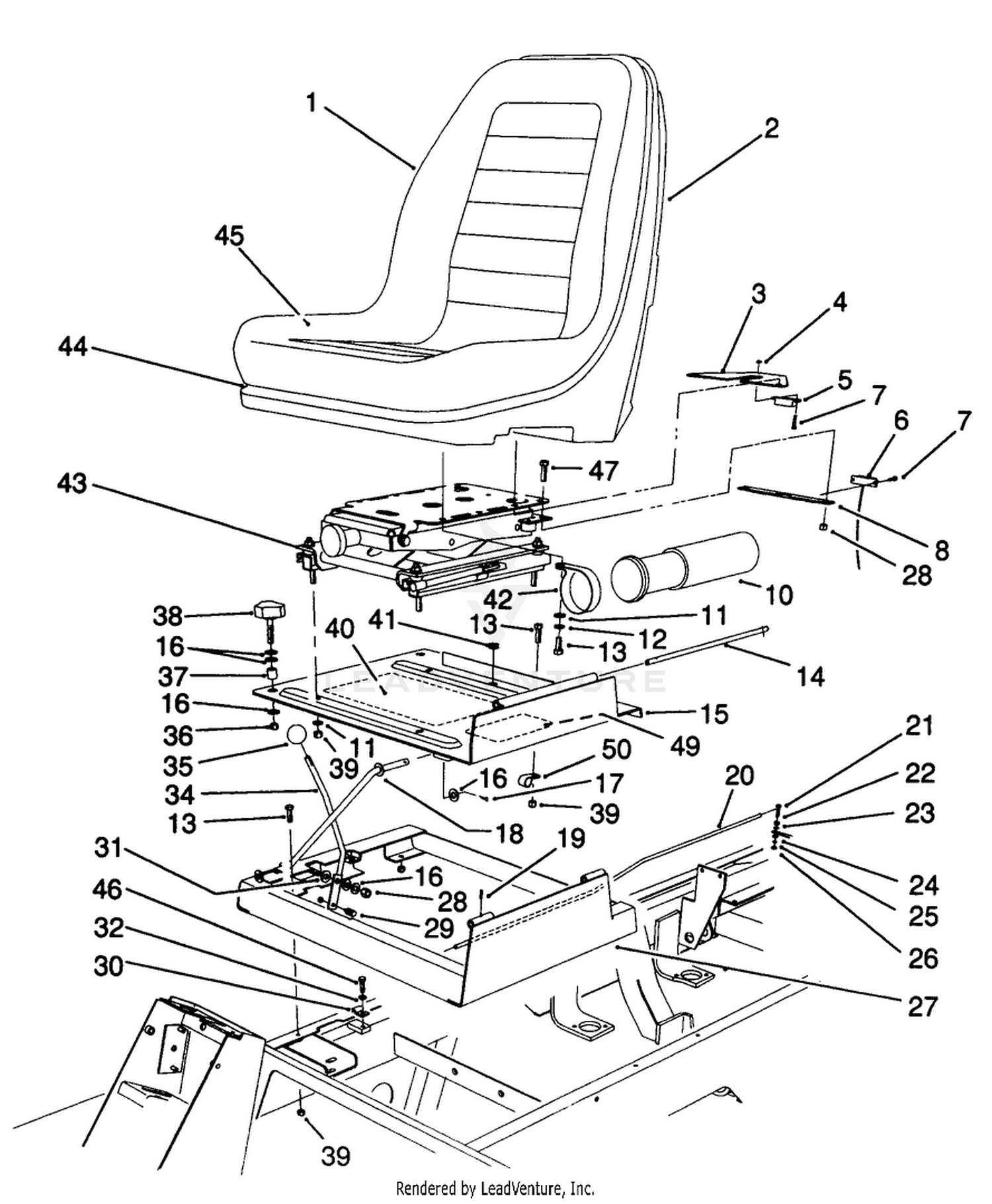 Seat  Throttle Assembly
