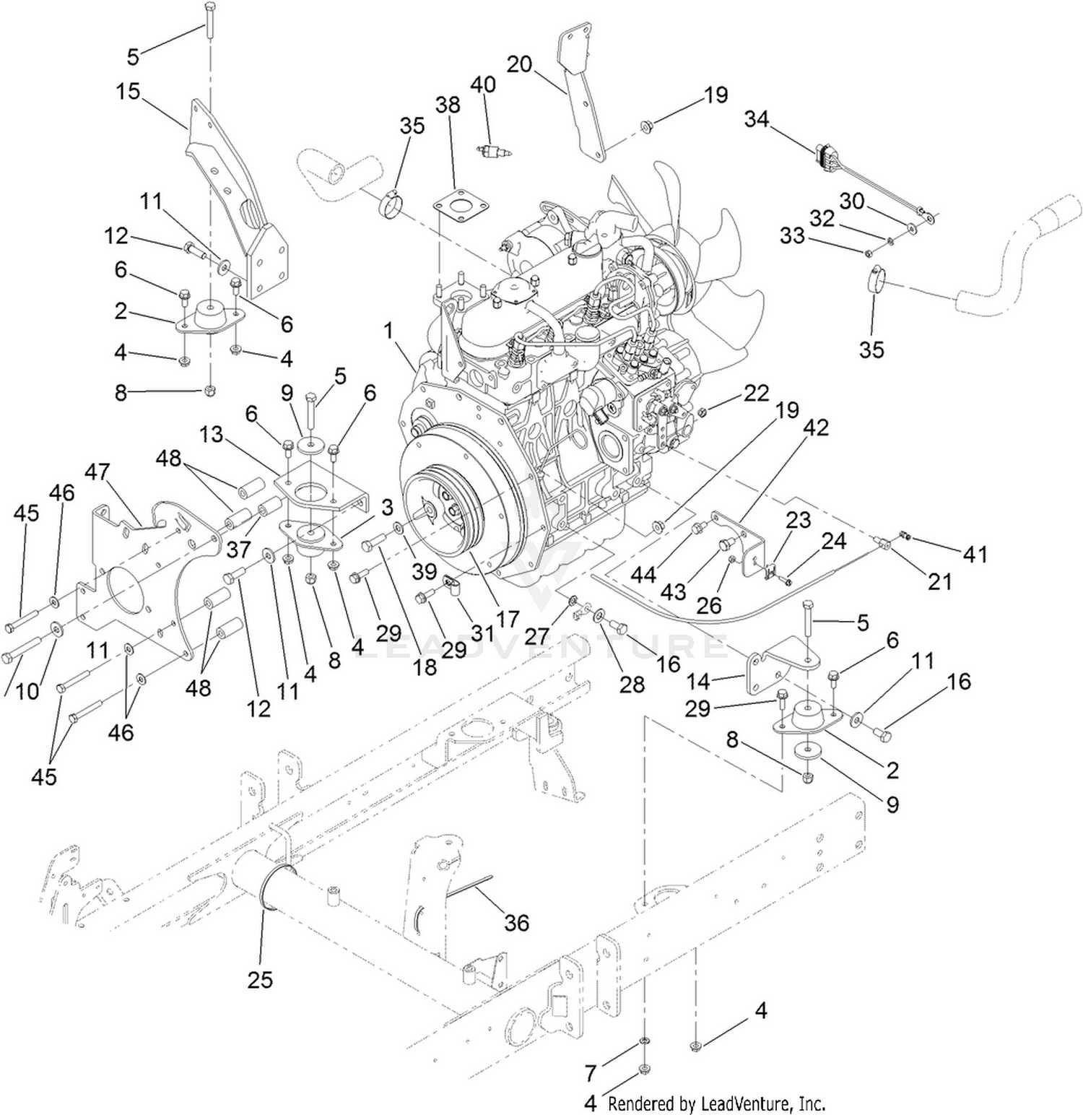 Engine Installation Assembly