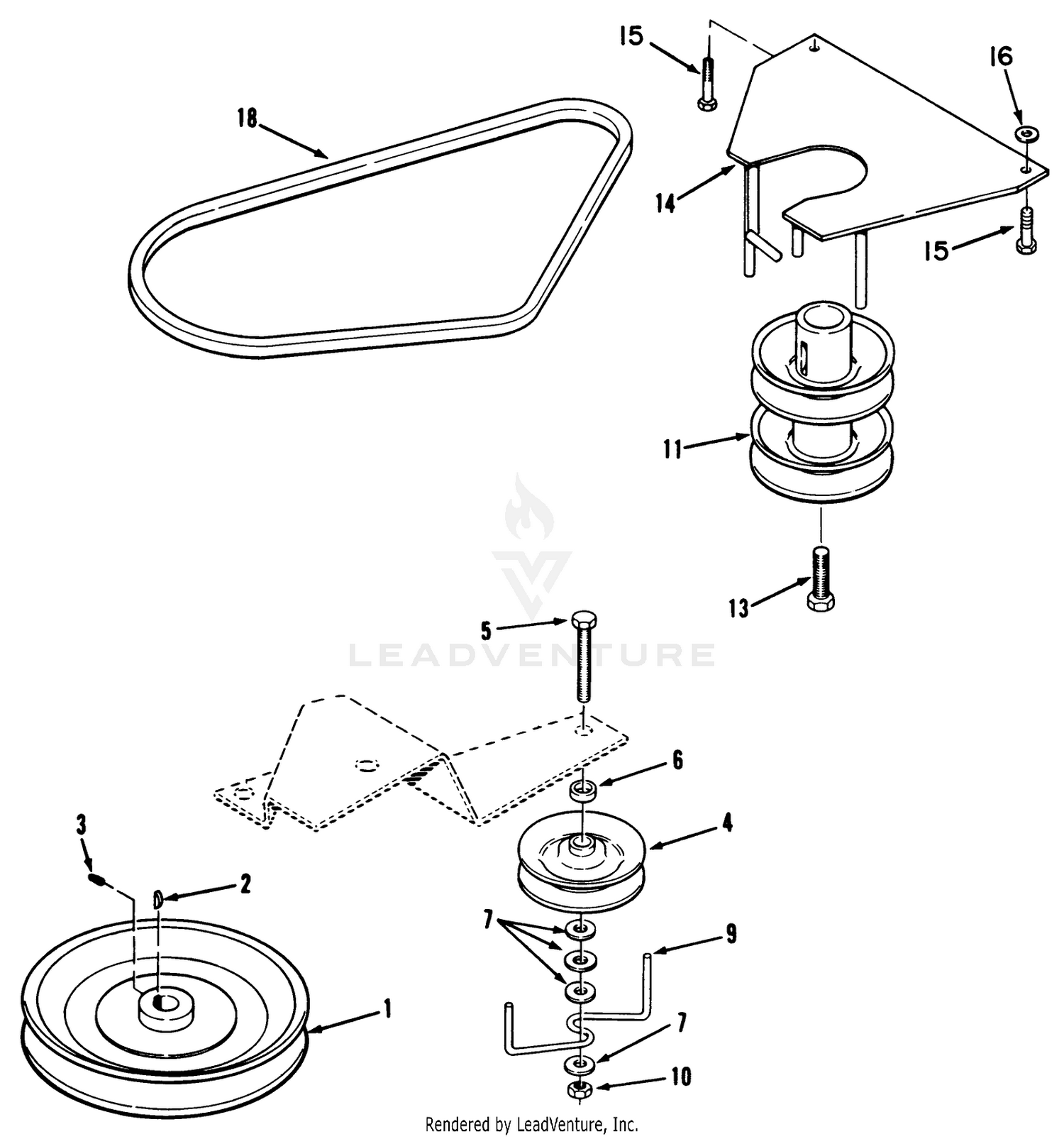 Drive Belt  Pulley Assembly