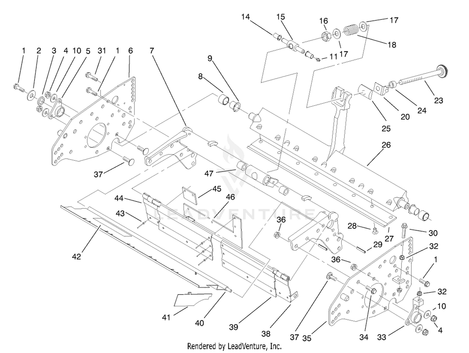 Frame  Bedbar Assembly
