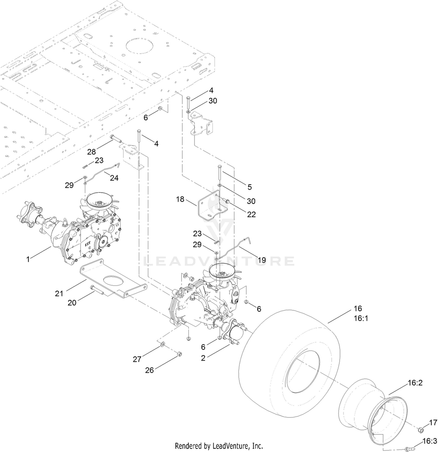 Hydro Transaxle Assembly