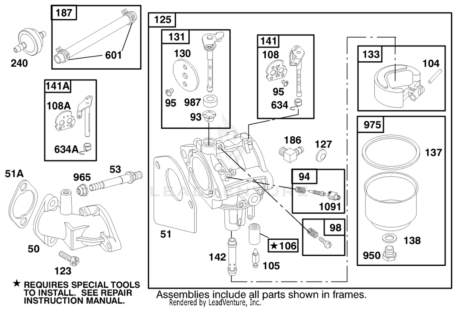 Engine Briggs  Stratton Model 28m707-1122-E1 4