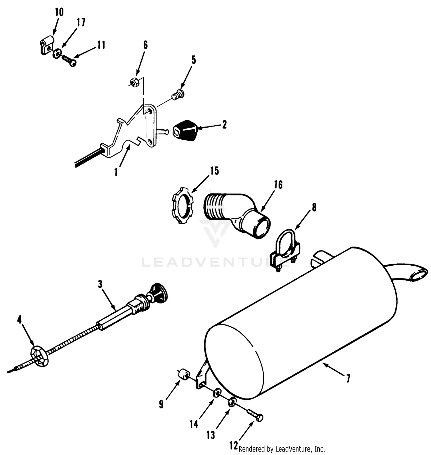 Throttle Choke  Exhaust