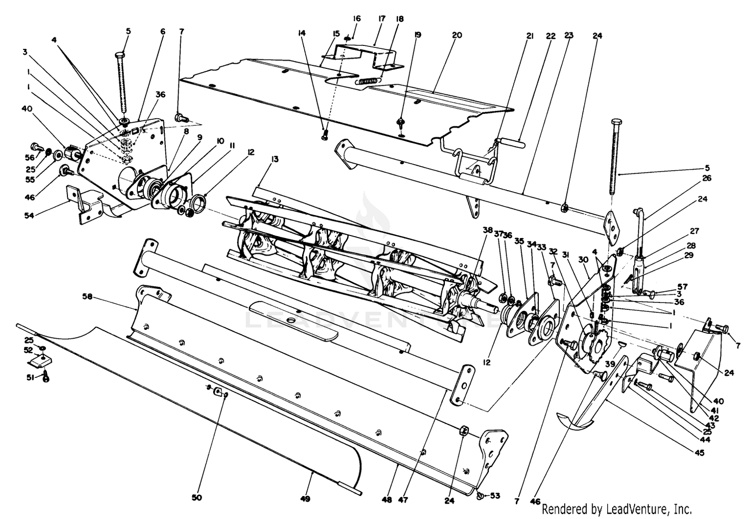 Rear Cutting Unit Assembly
