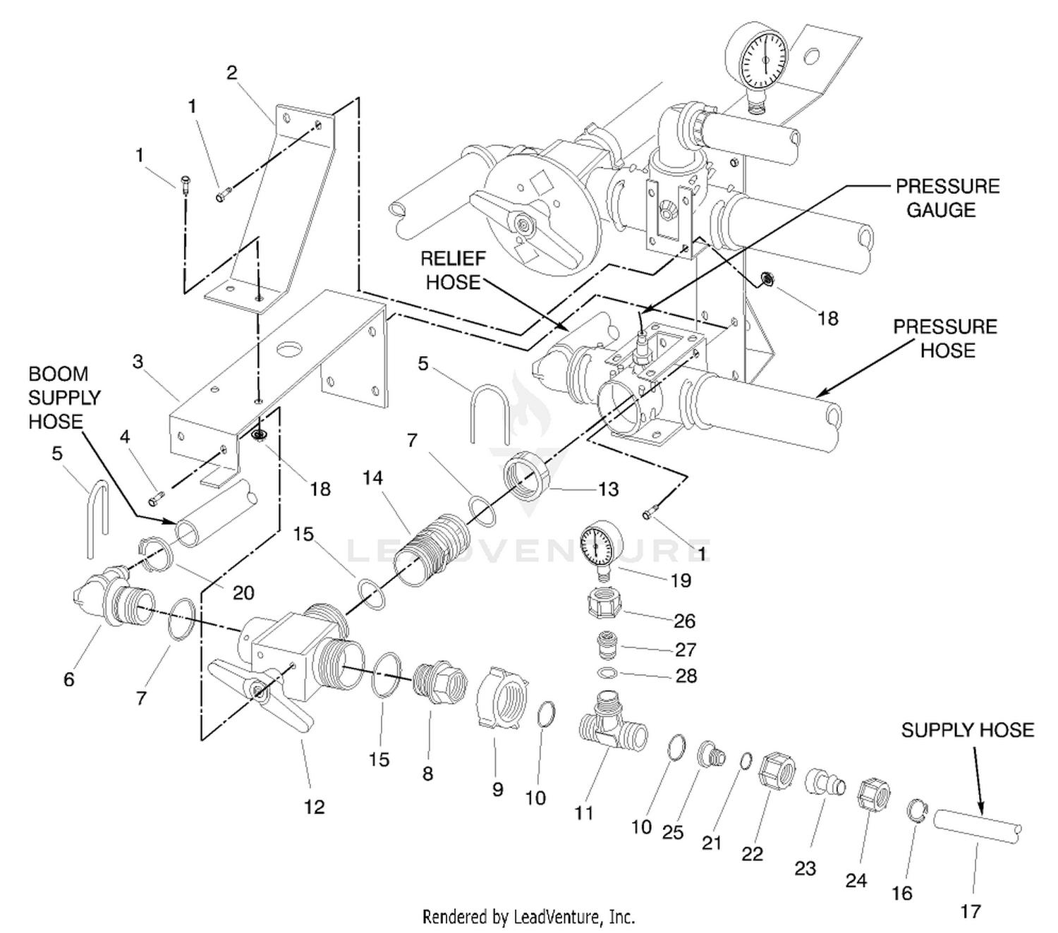 HOSE REEL PLUMBING