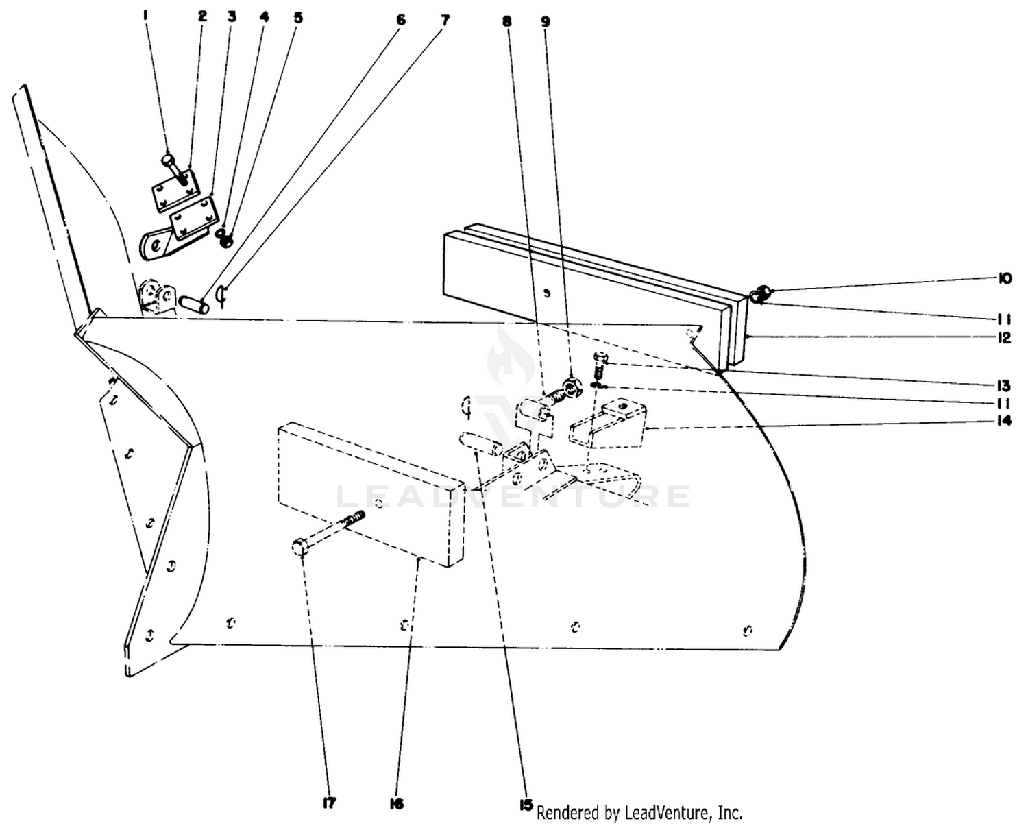 V-Plow Installation Kit Model No. 30757 (optional)