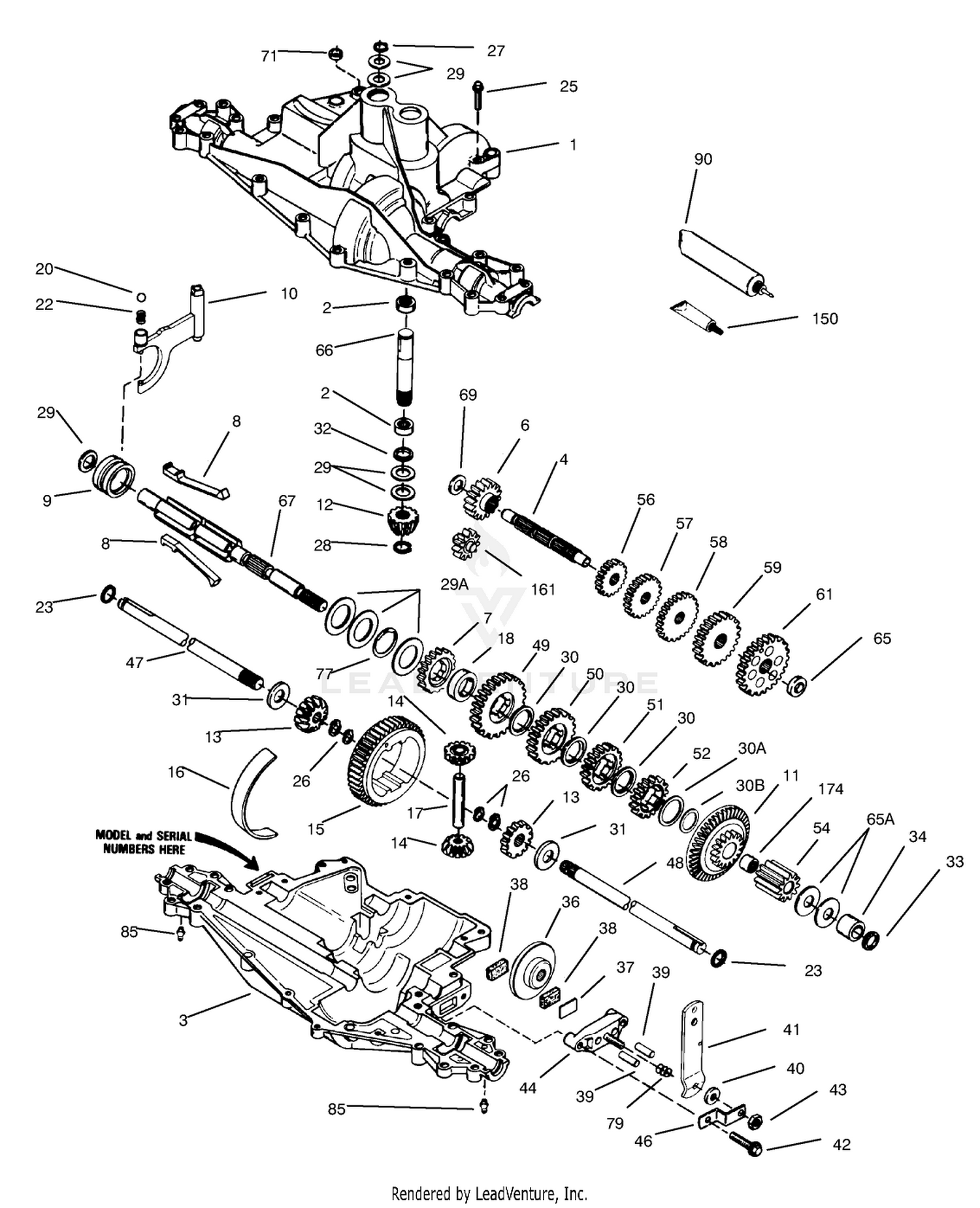 Peerless Transaxle Model No. 915-019