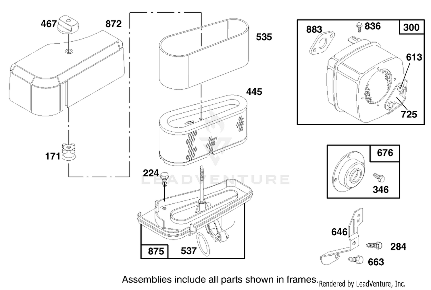 Engine Briggs  Stratton Model 28d707-0124-01 4