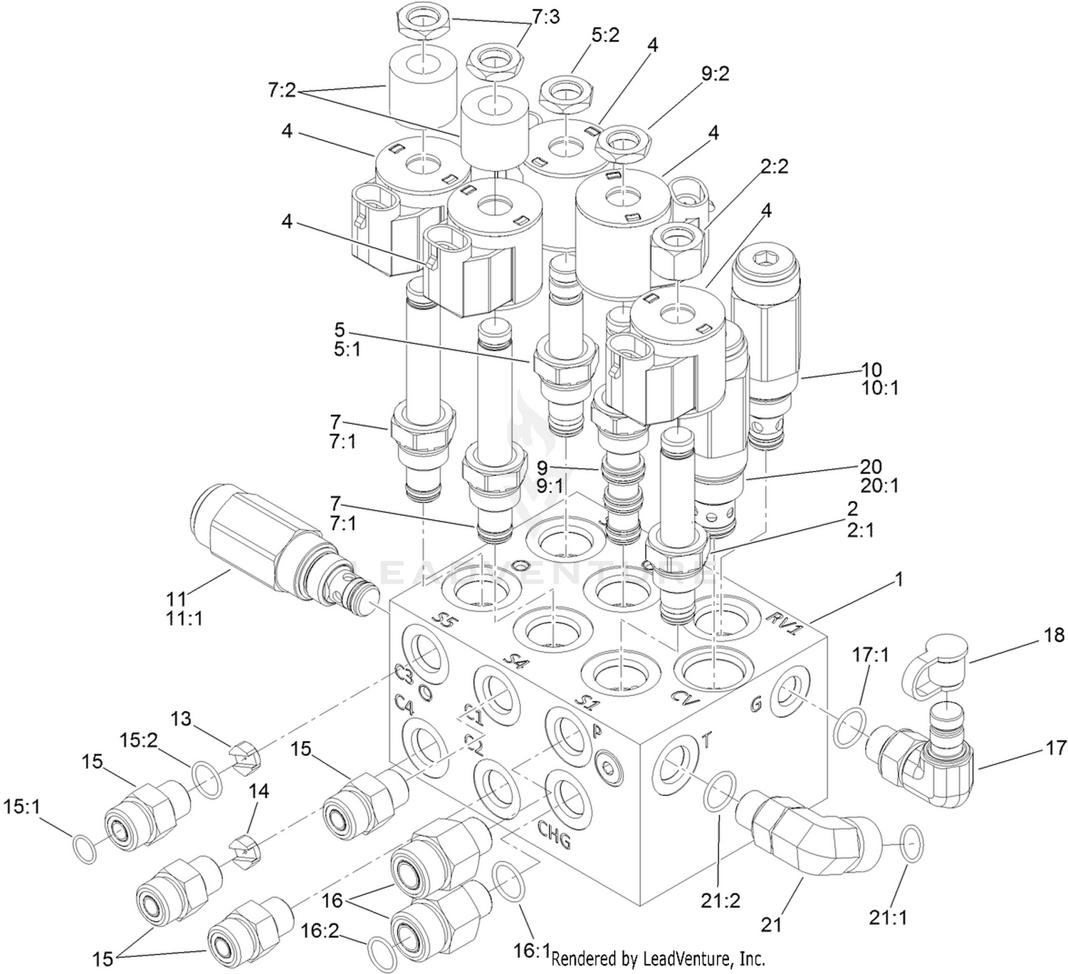 Lift Manifold Assembly No. 130-1669