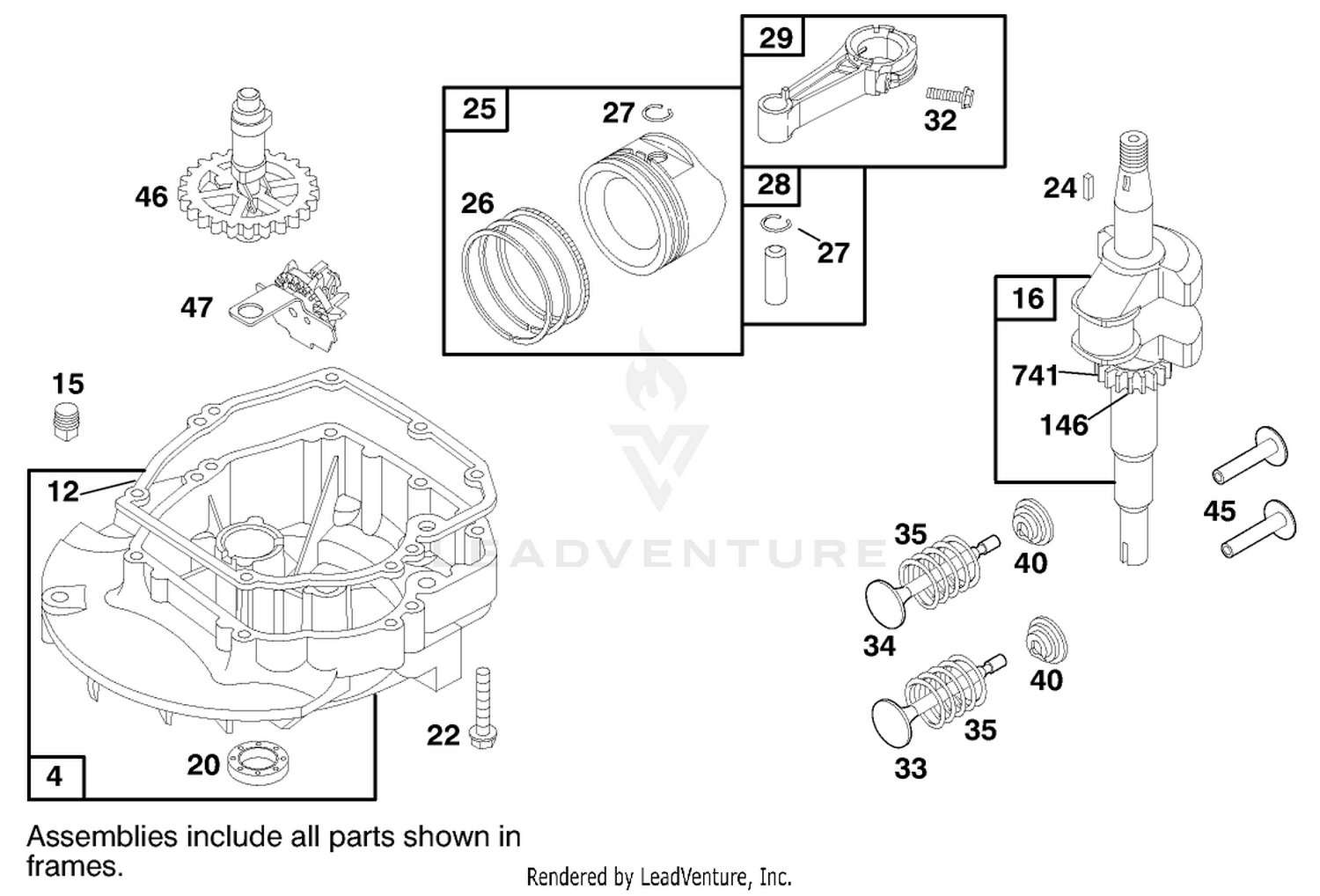 Engine Briggs  Stratton Model 12f802-1750-E1 2