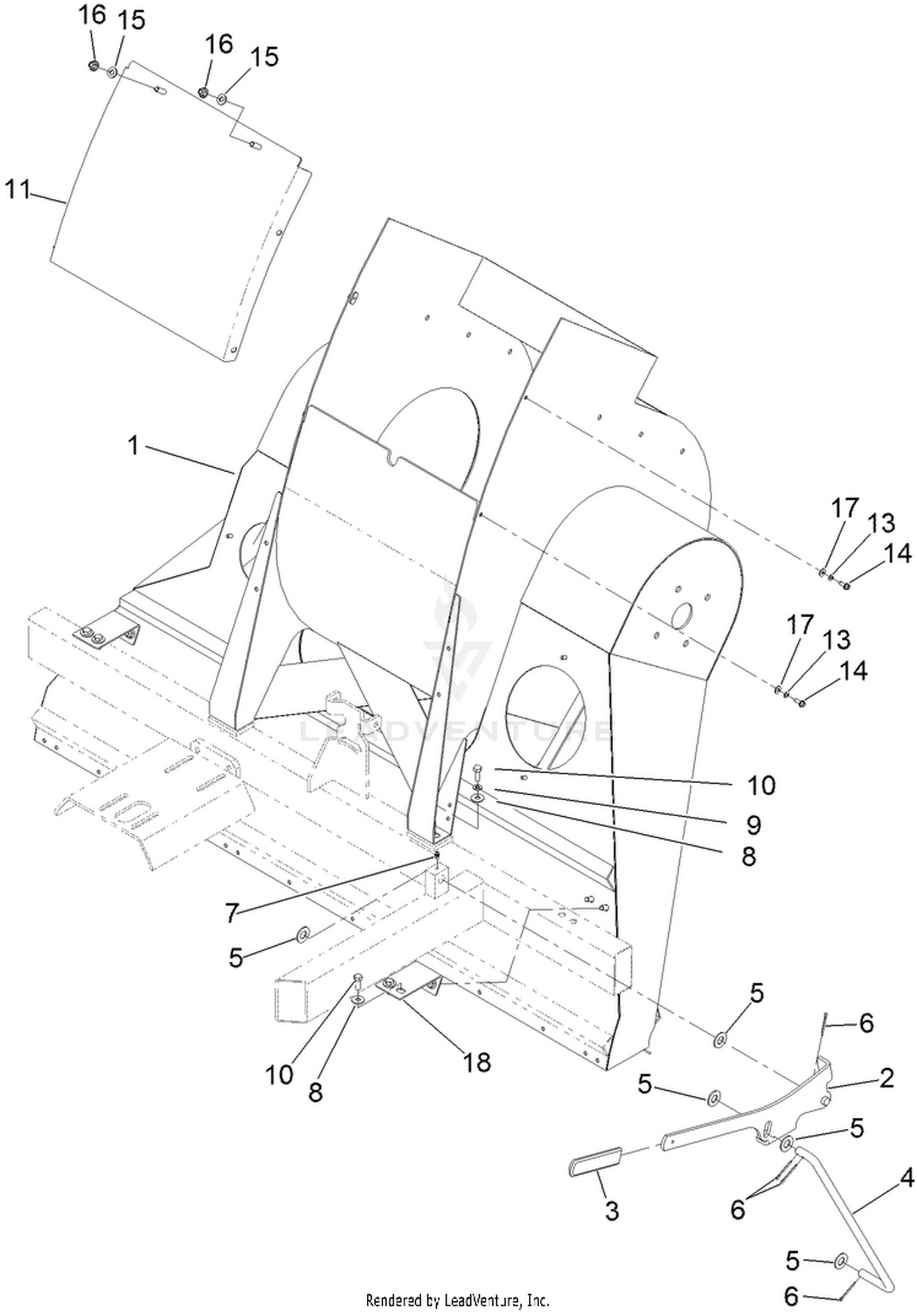 Blower and Throat Assembly