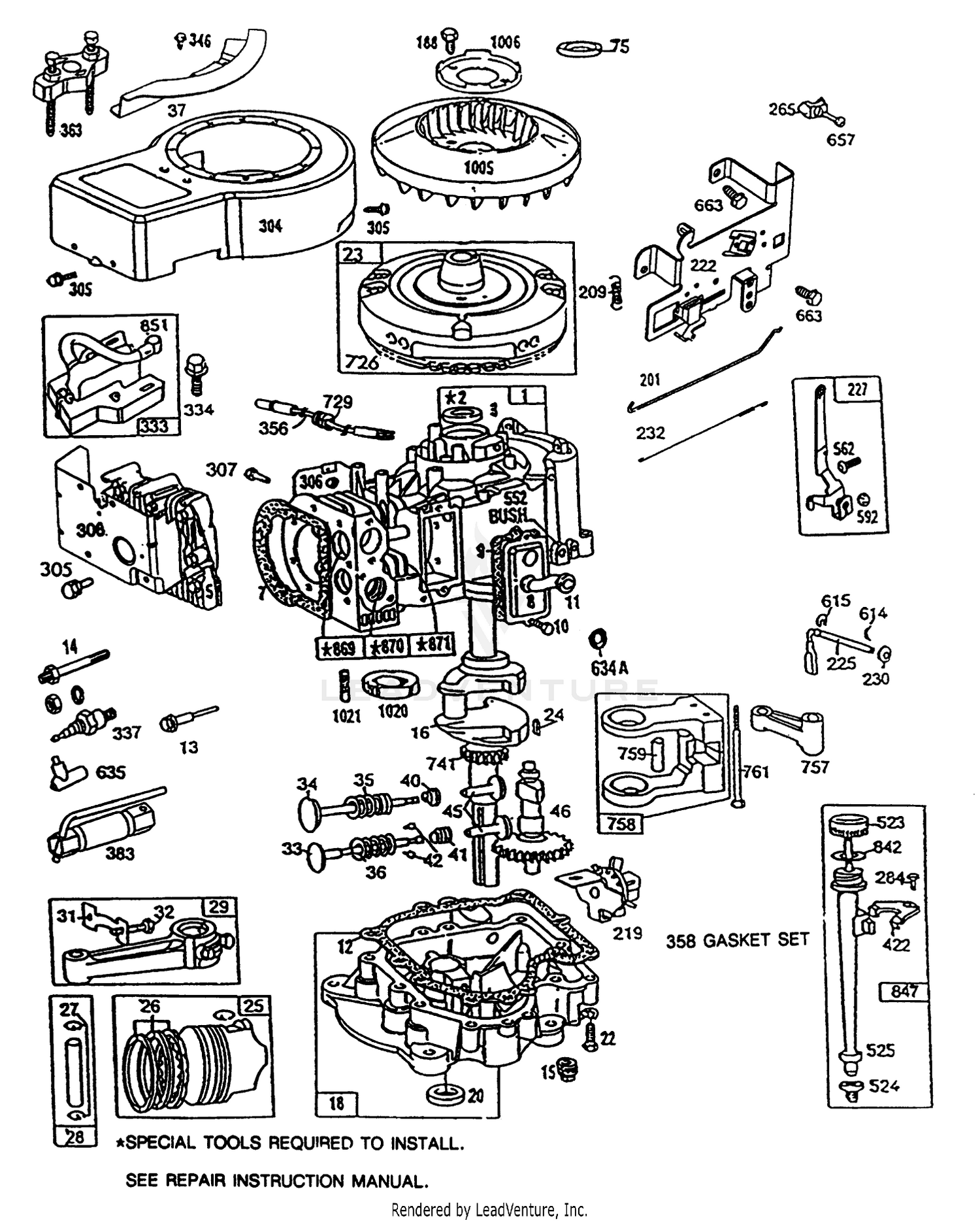 Briggs  Stratton Model No. 286707-0119-01
