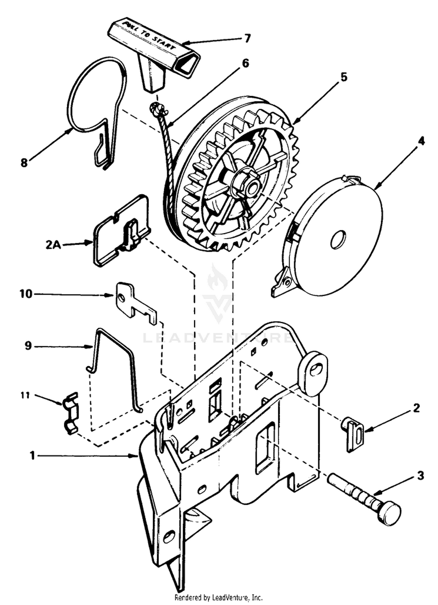 Rewind Starter No. 590531