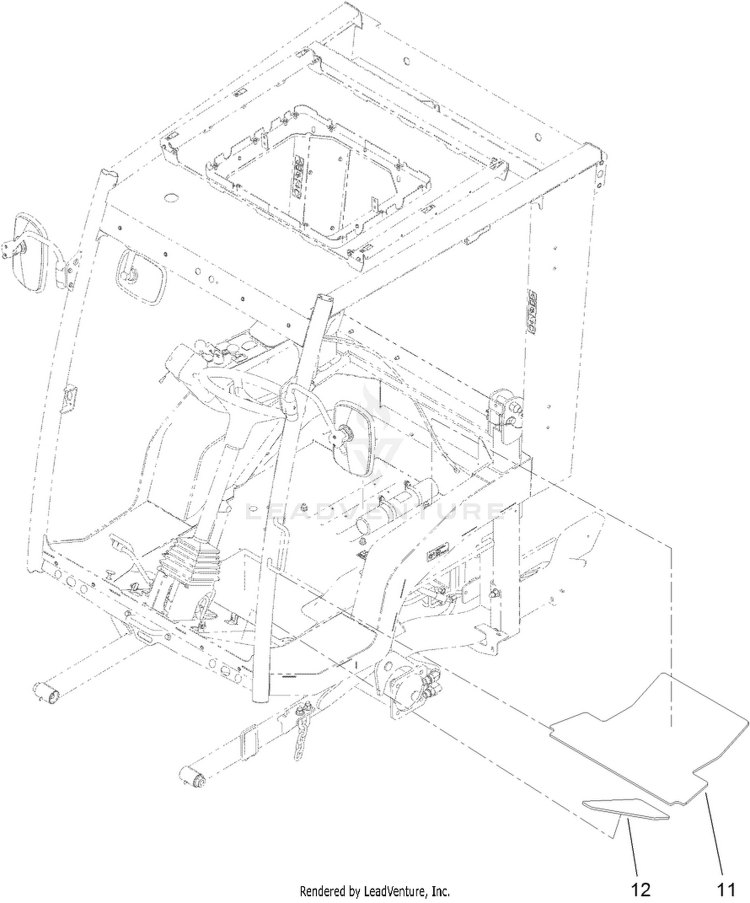 Floor Sound Reduction Assembly