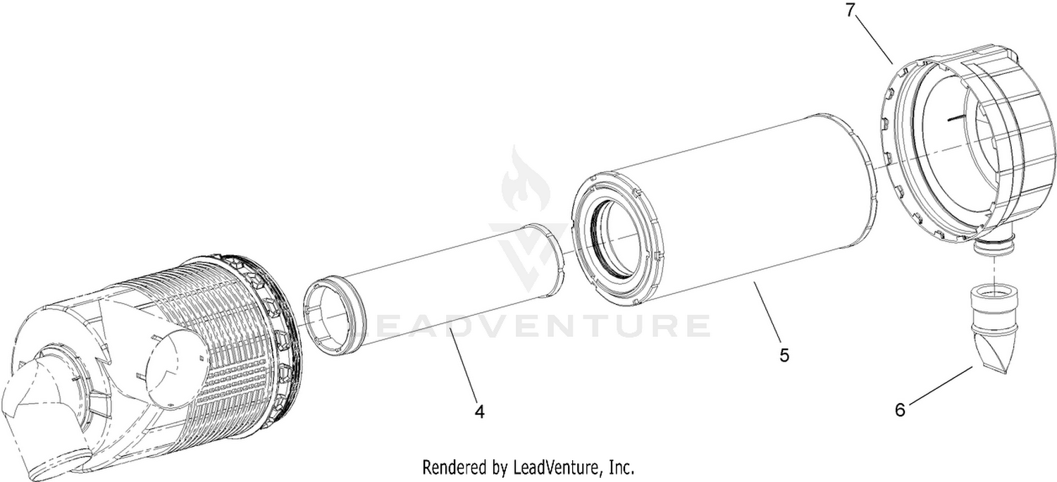 Air Cleaner Assembly No. 112-7329