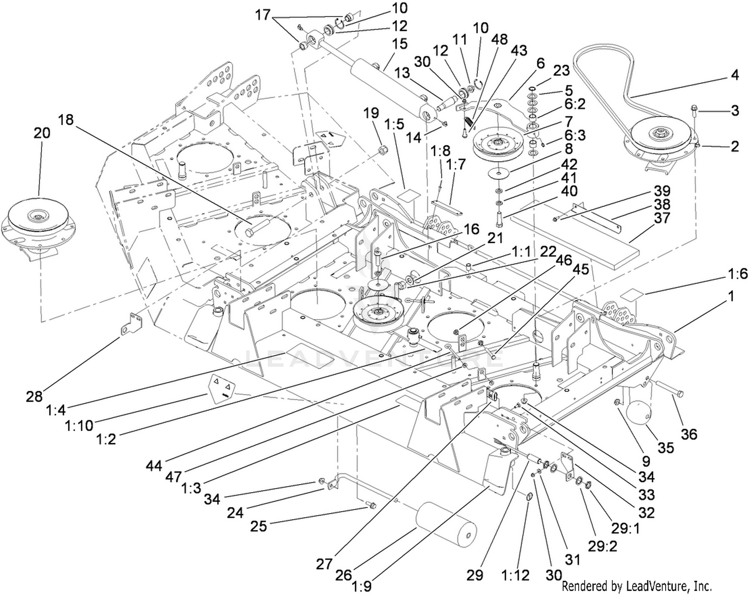 Center Deck Assembly