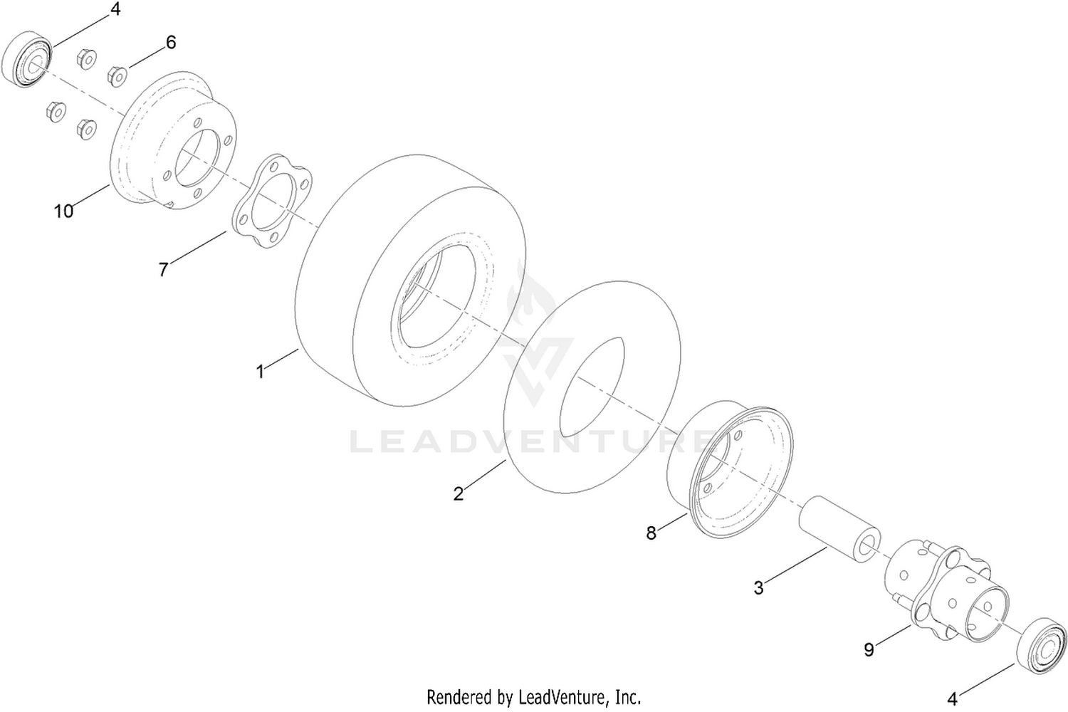 Wheel Assembly No. 93-9938