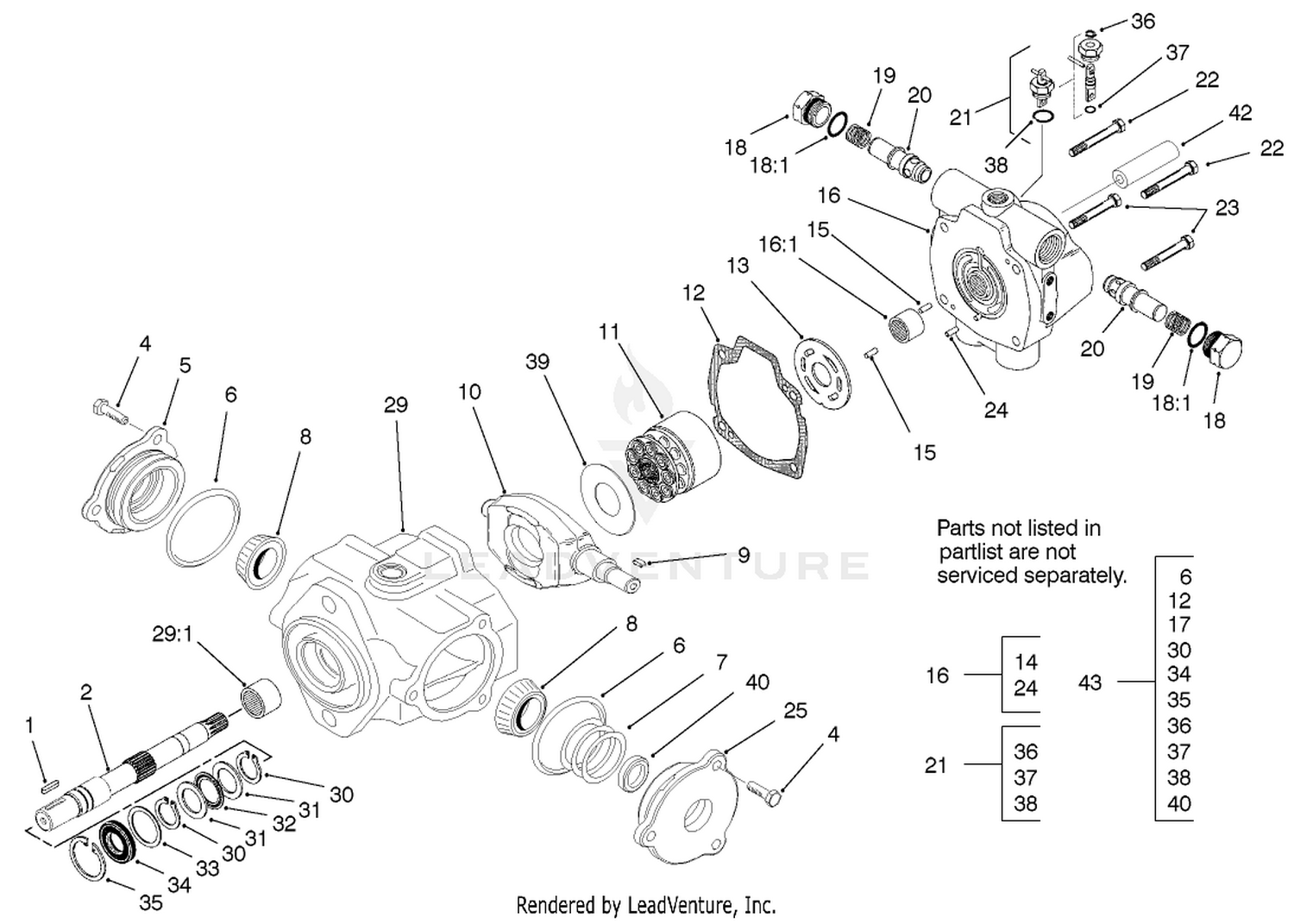 Hydrostat Assembly No. 100-3174