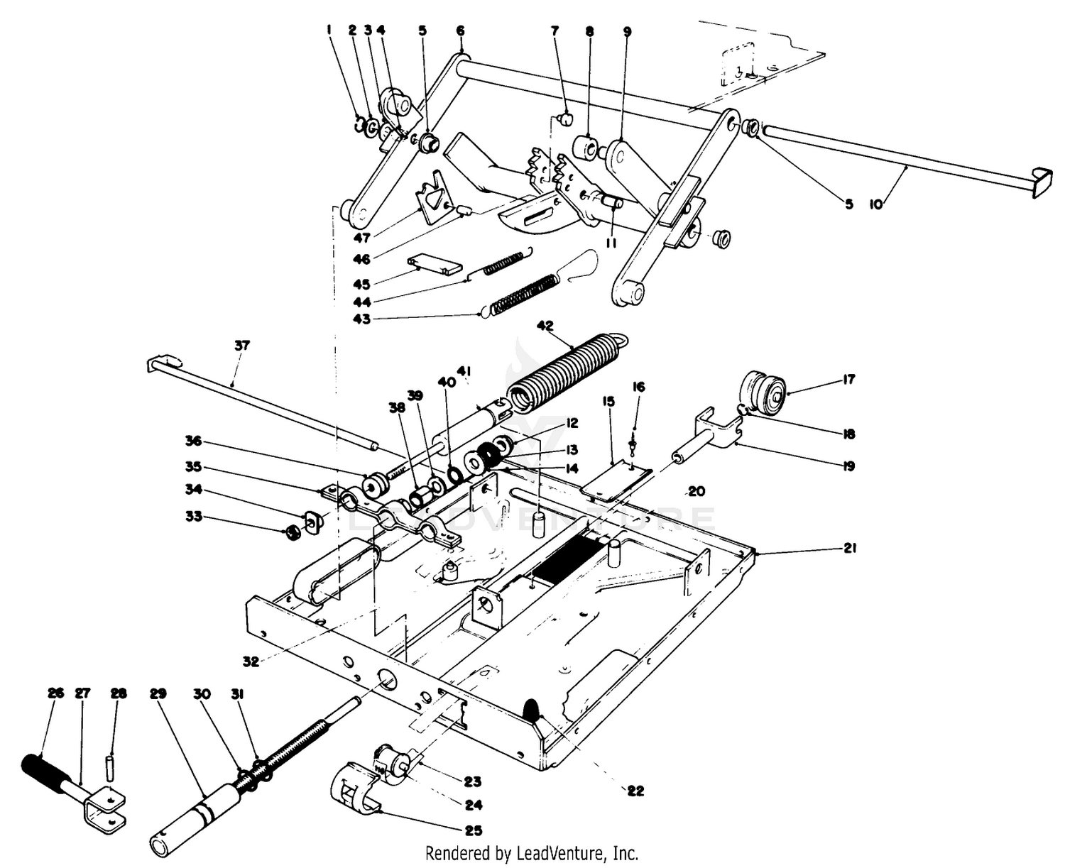 Deluxe Seat Kit Model No. 30766 (continued)