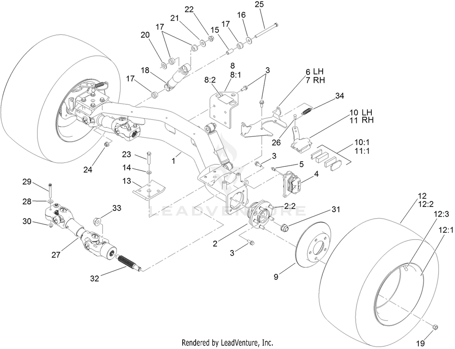 Rear Axle Assembly