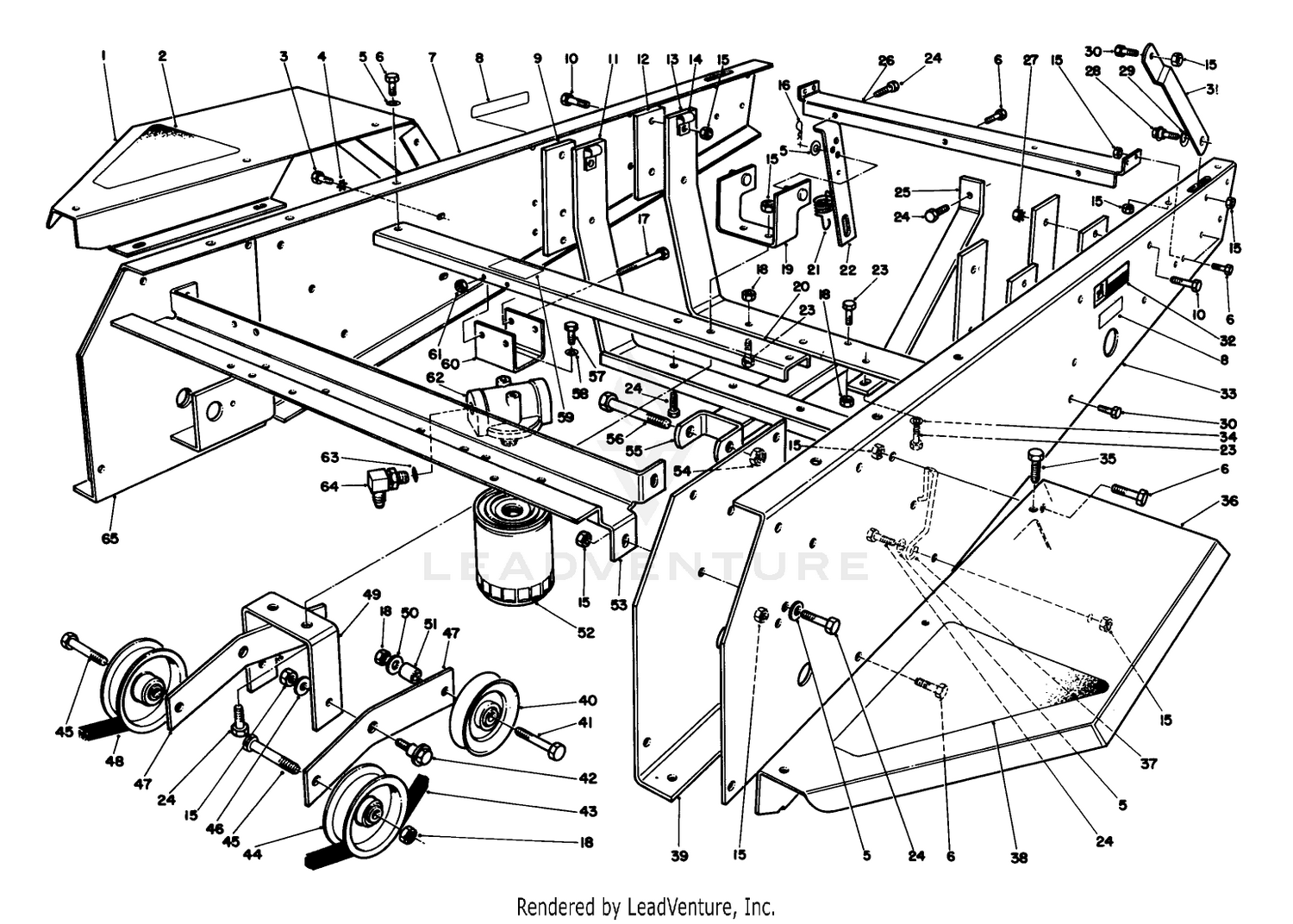 Frame  Jackshaft Assembly