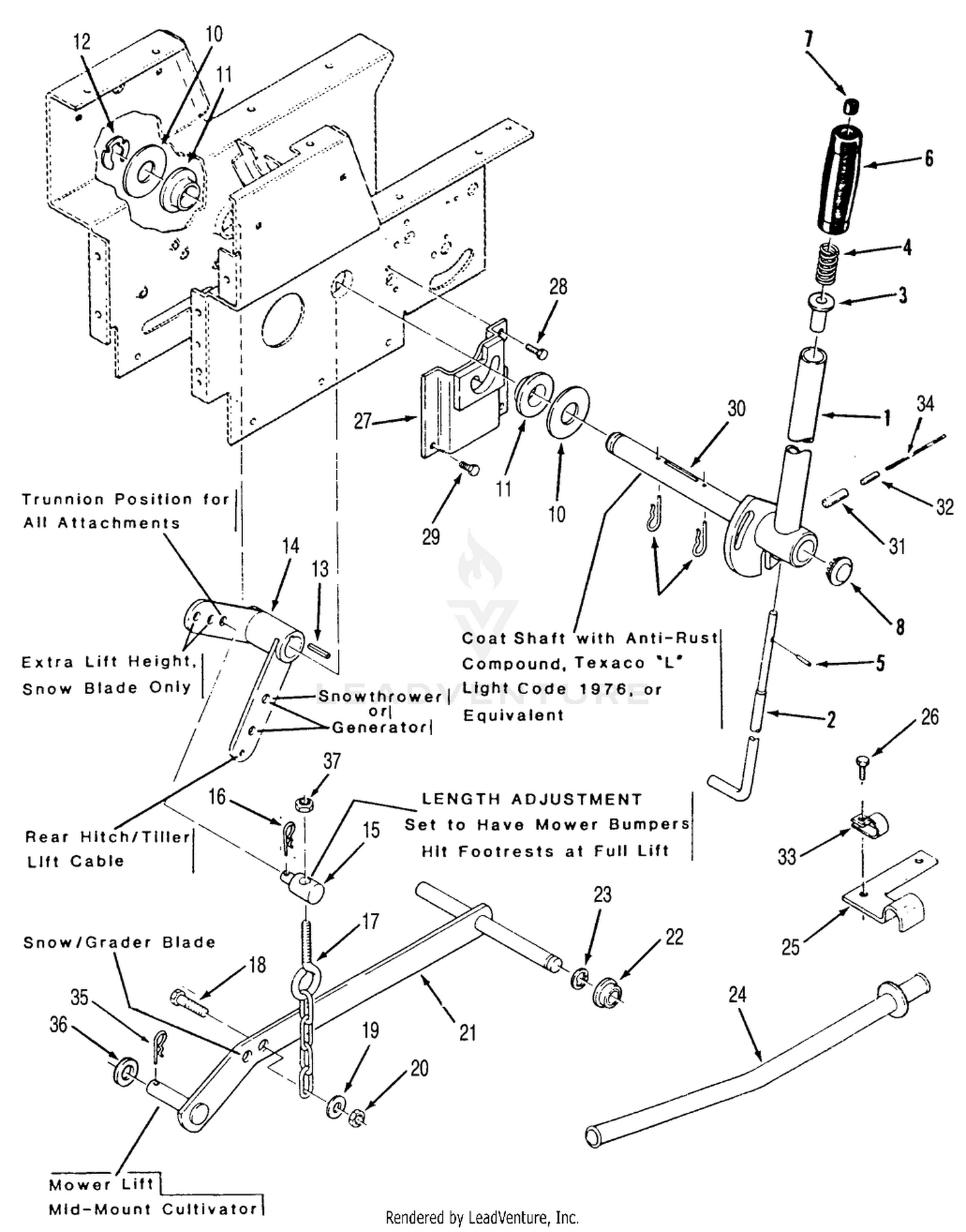 MANUAL LIFT LINKAGE