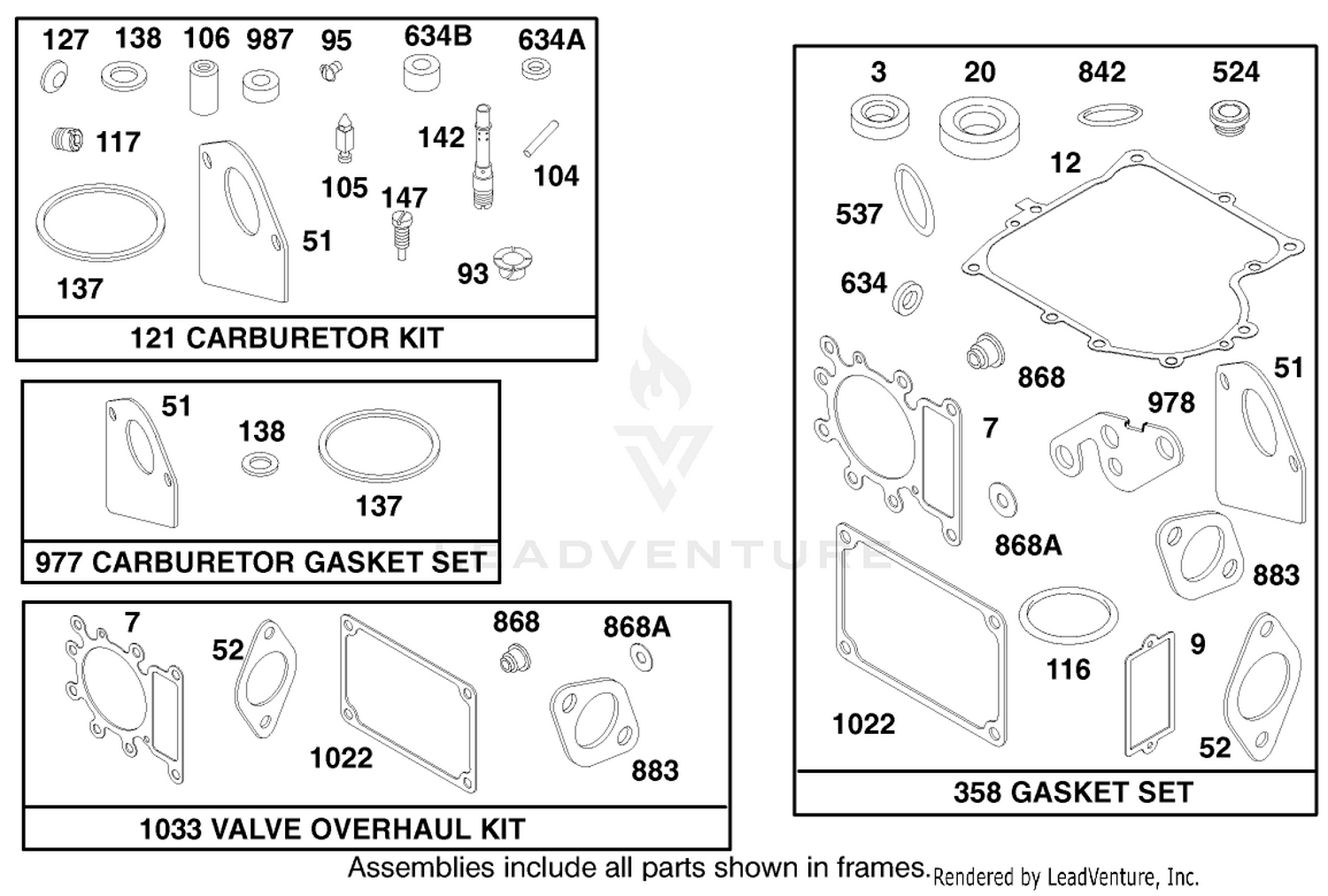 Engine Briggs  Stratton Model 28n777-0174-01 9