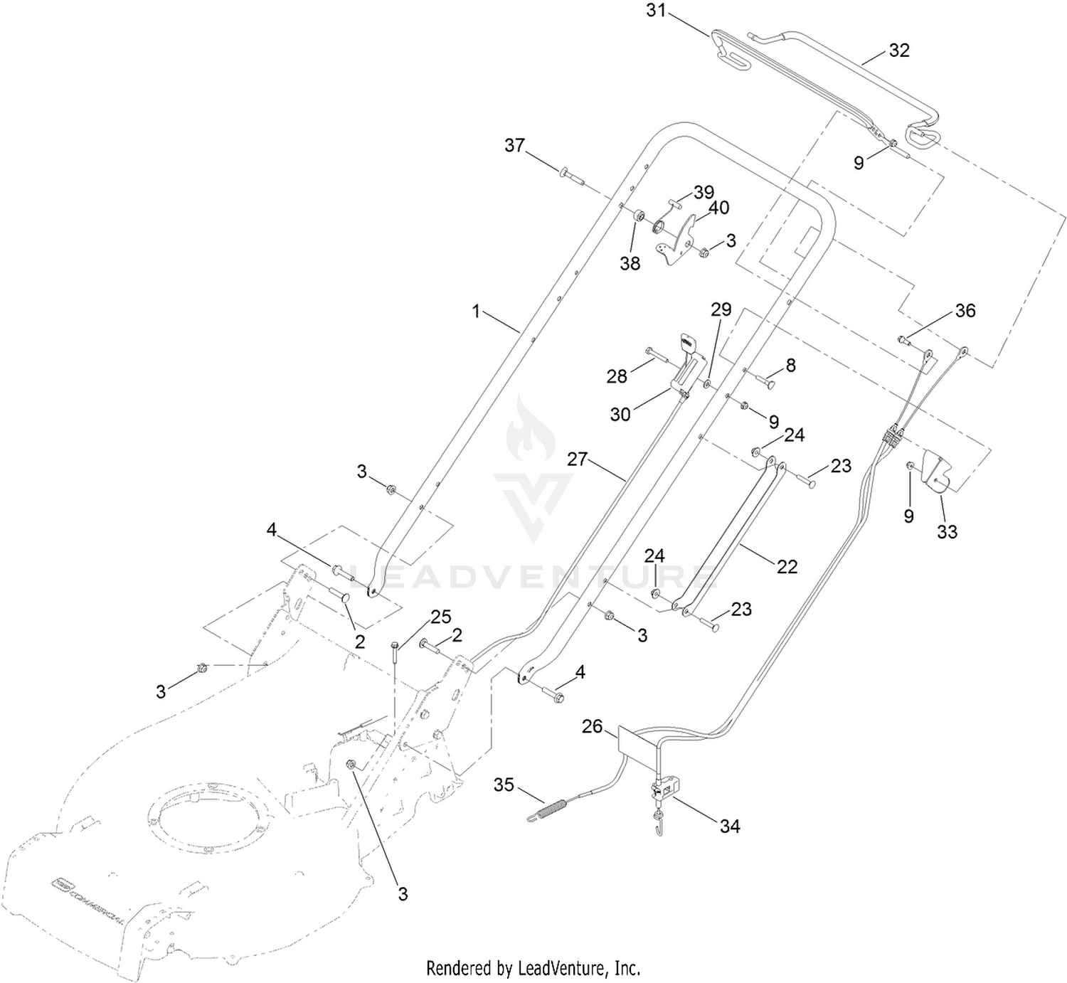 Handle and Control Assembly