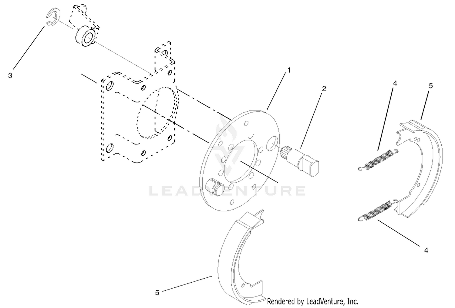 Brake Assembly No. 104-7705