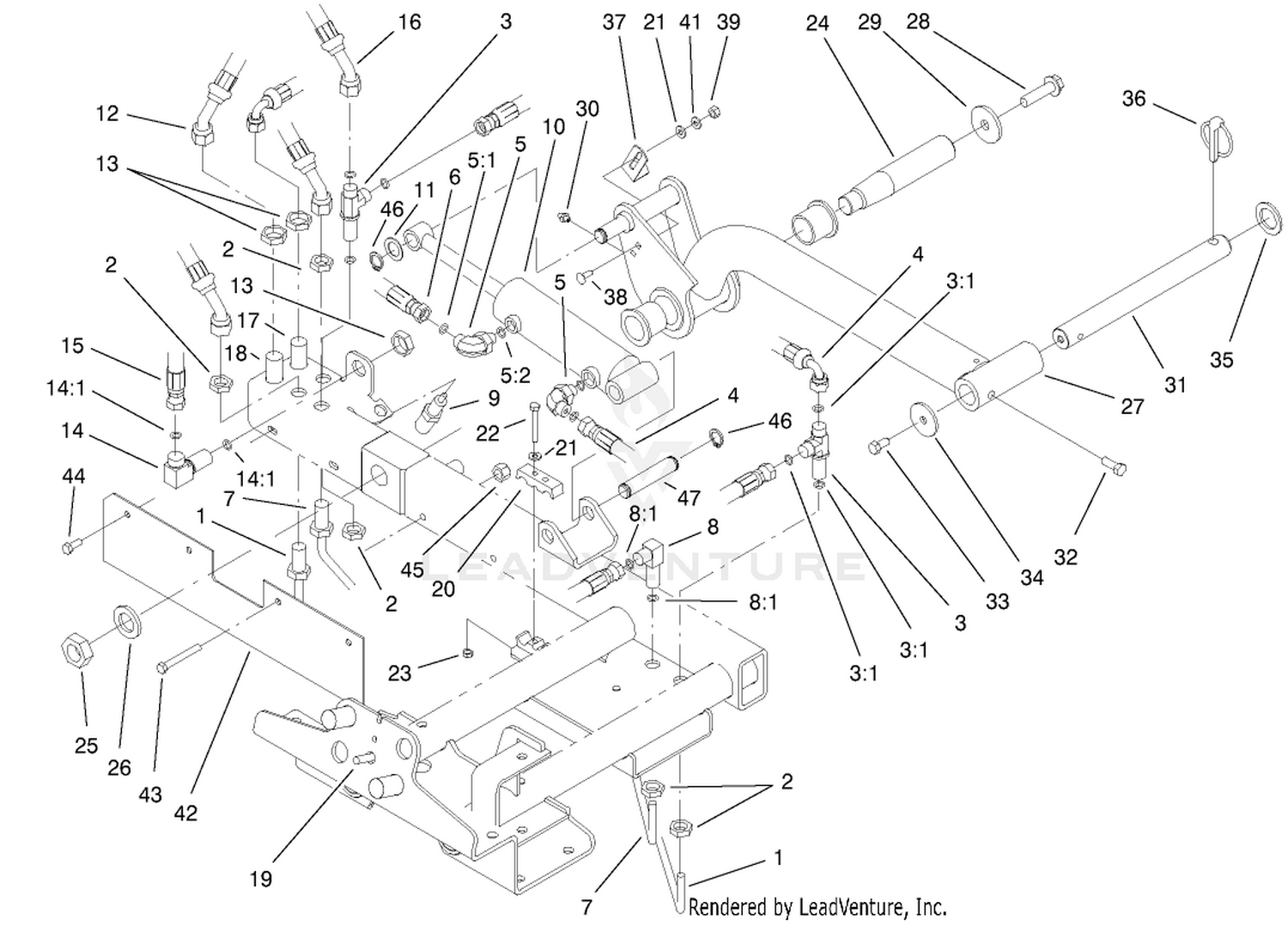 Rear Lift Arm Assembly