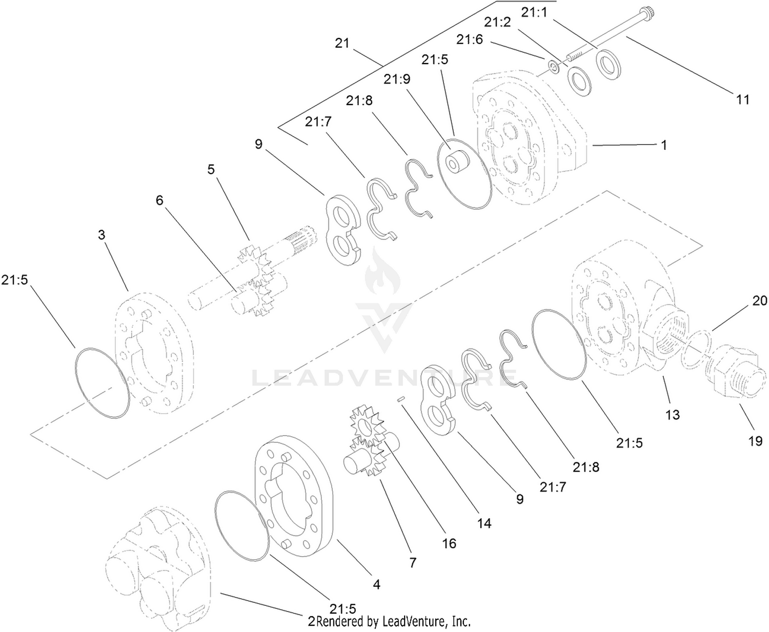 Gear Pump Assembly No. 104-7737