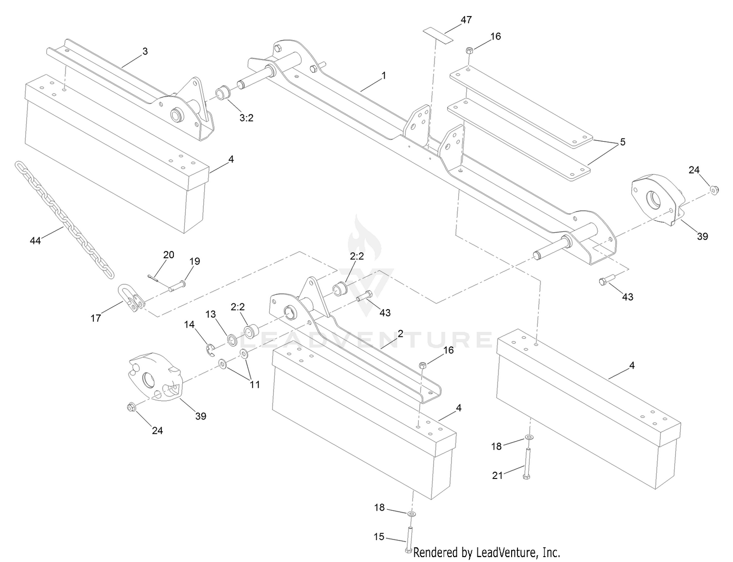 Broom Mounting Assembly