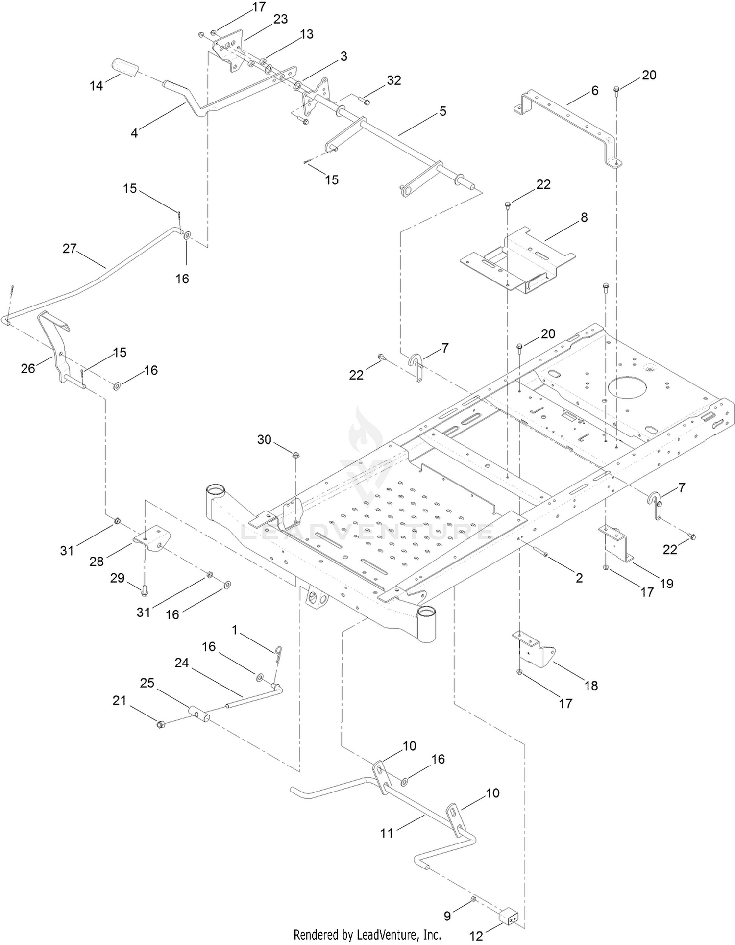 Deck Lift Assembly