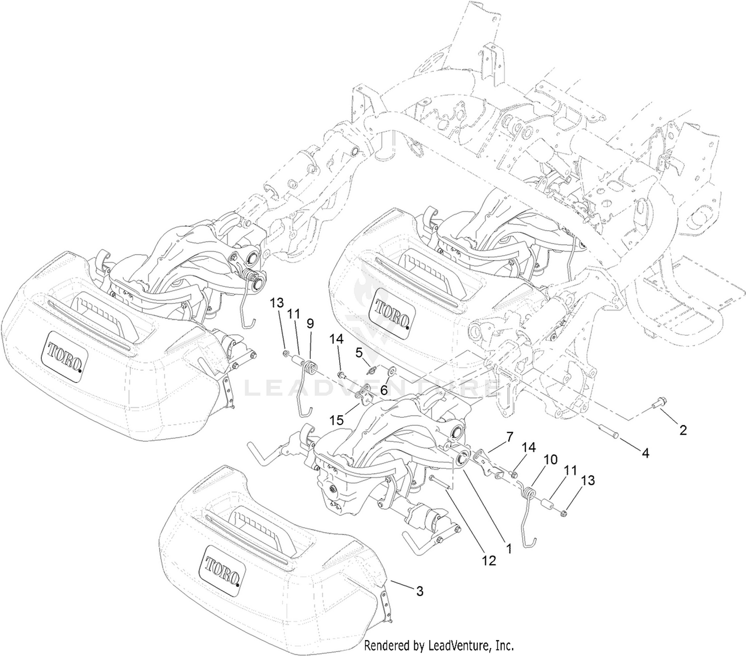 Suspension and Basket Assembly
