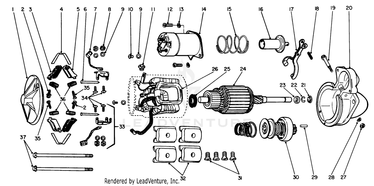 Starter Motor Assembly No. 49-8050